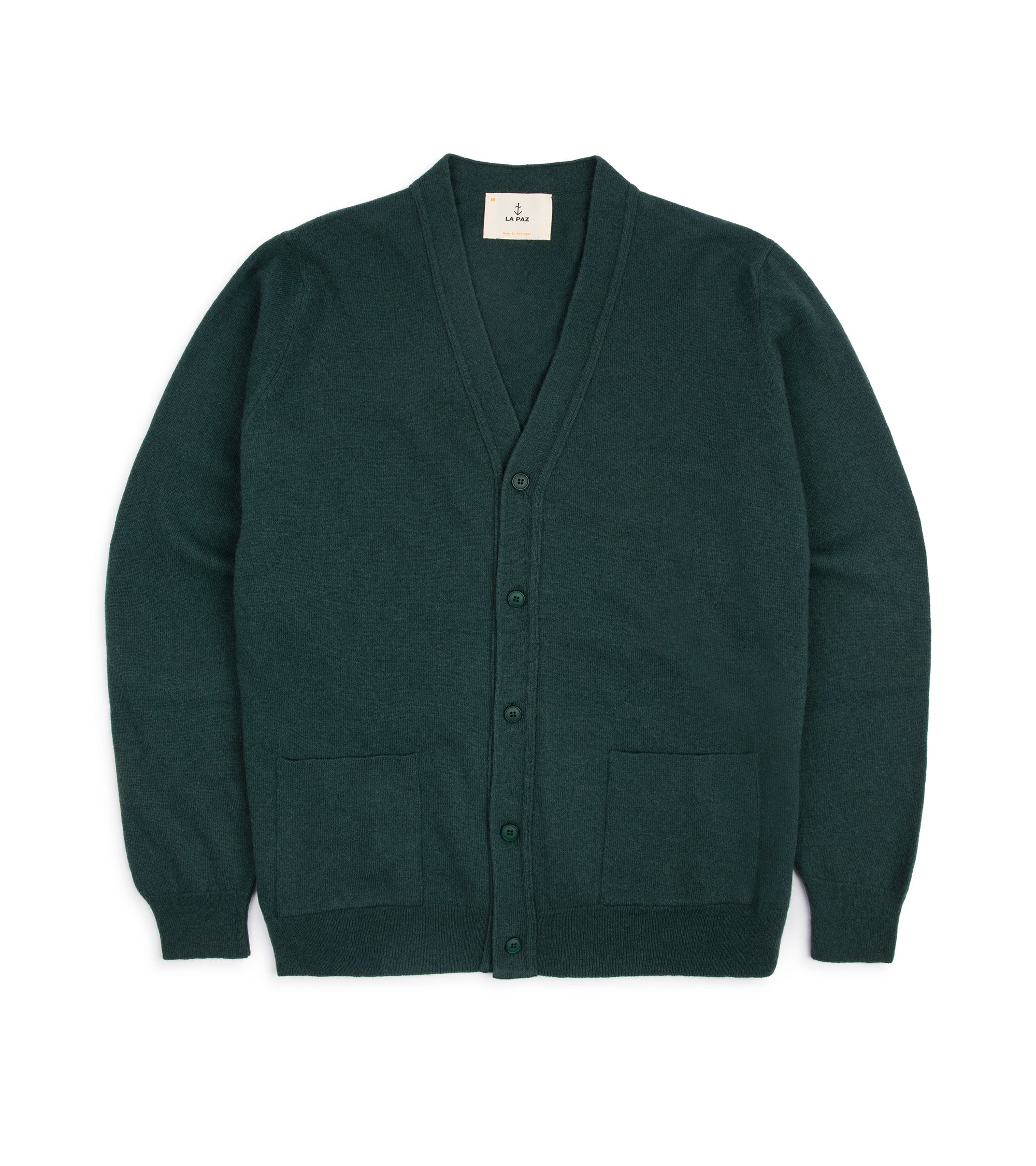 La Paz Almeida Wool Cardigan: Green – Trunk Clothiers