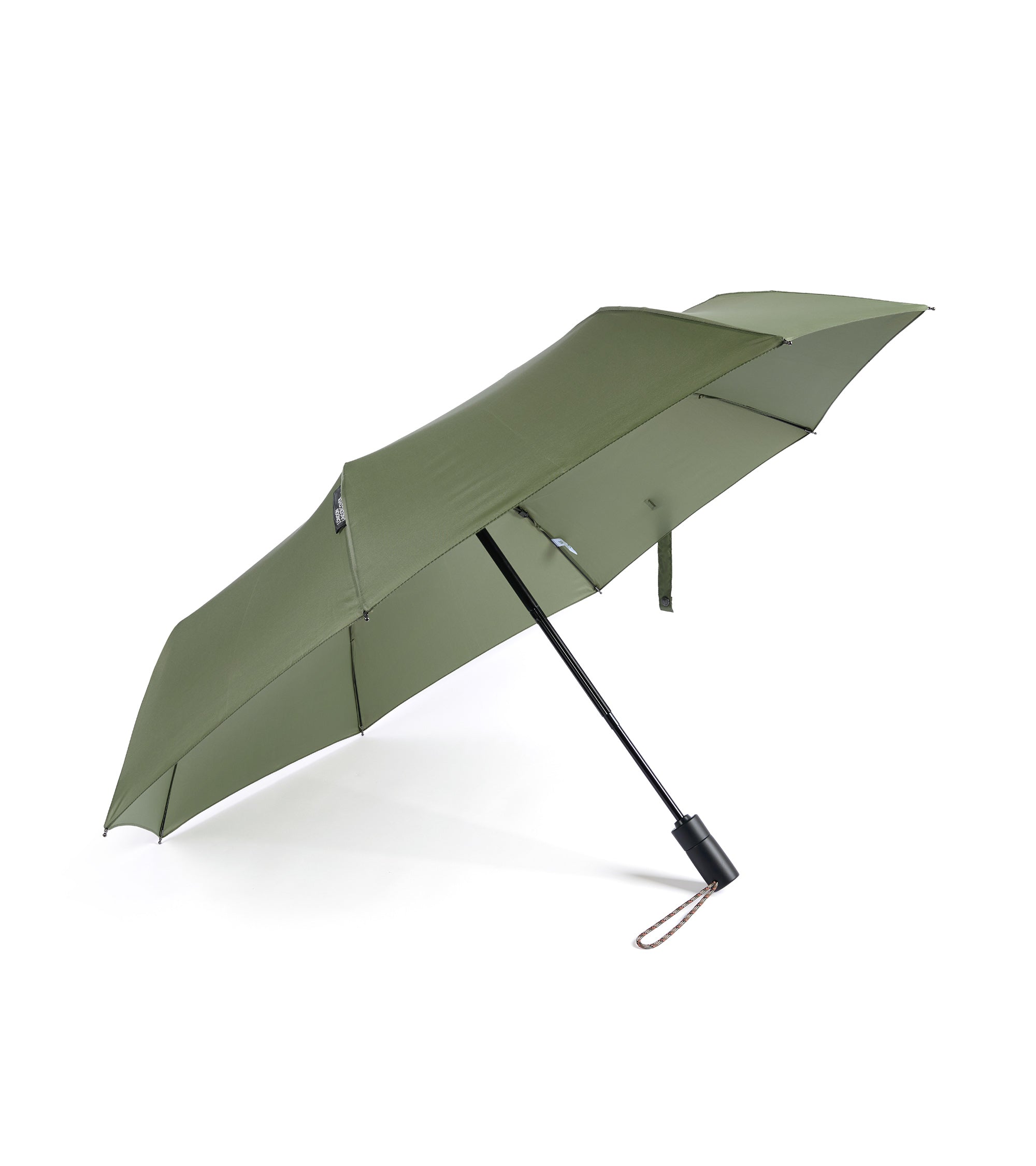 London Undercover Auto Push Button Compact Umbrella: Light Olive