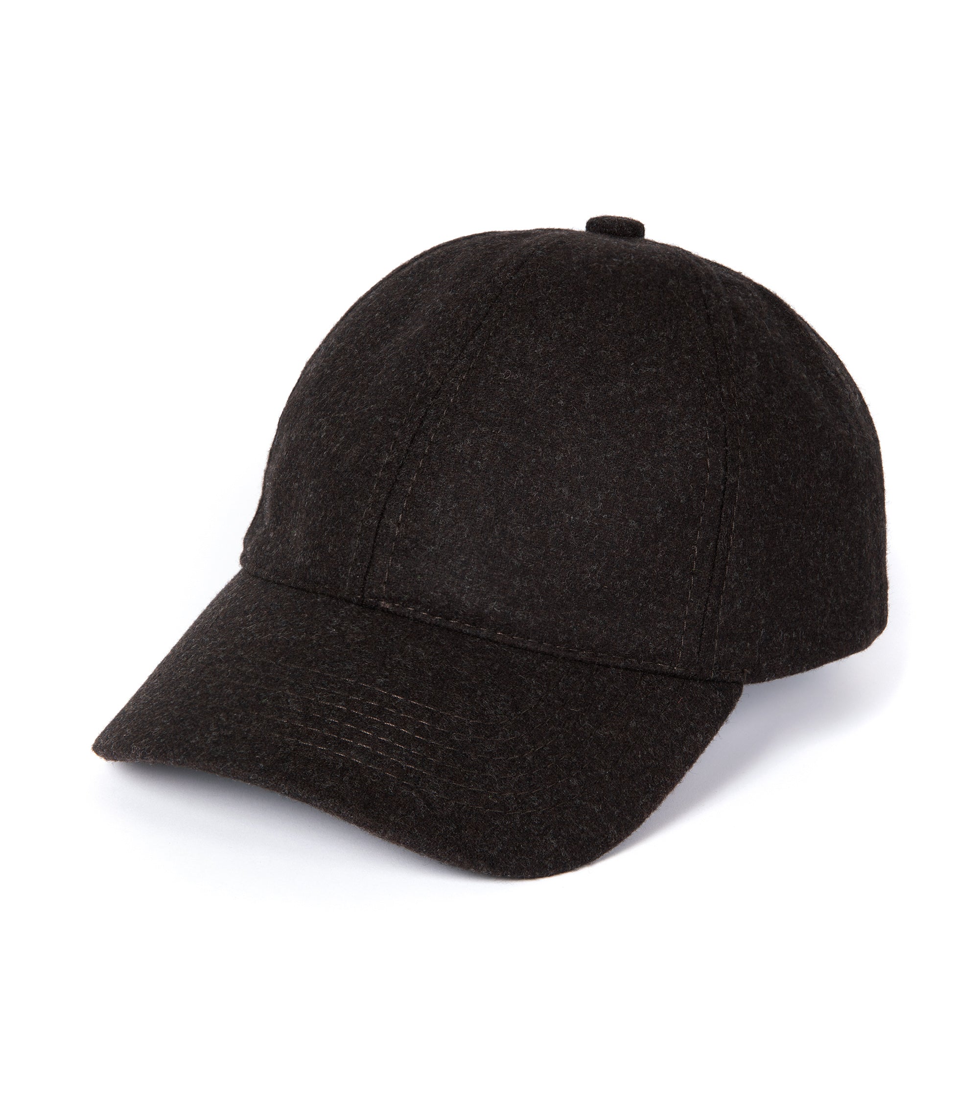 Mühlbauer Loden Baseball Cap: Dark Brown