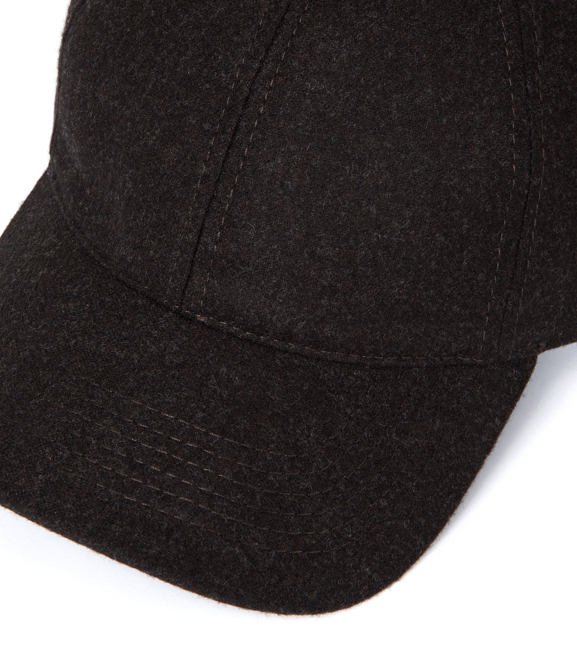 Mühlbauer Loden Baseball Cap: Dark Brown