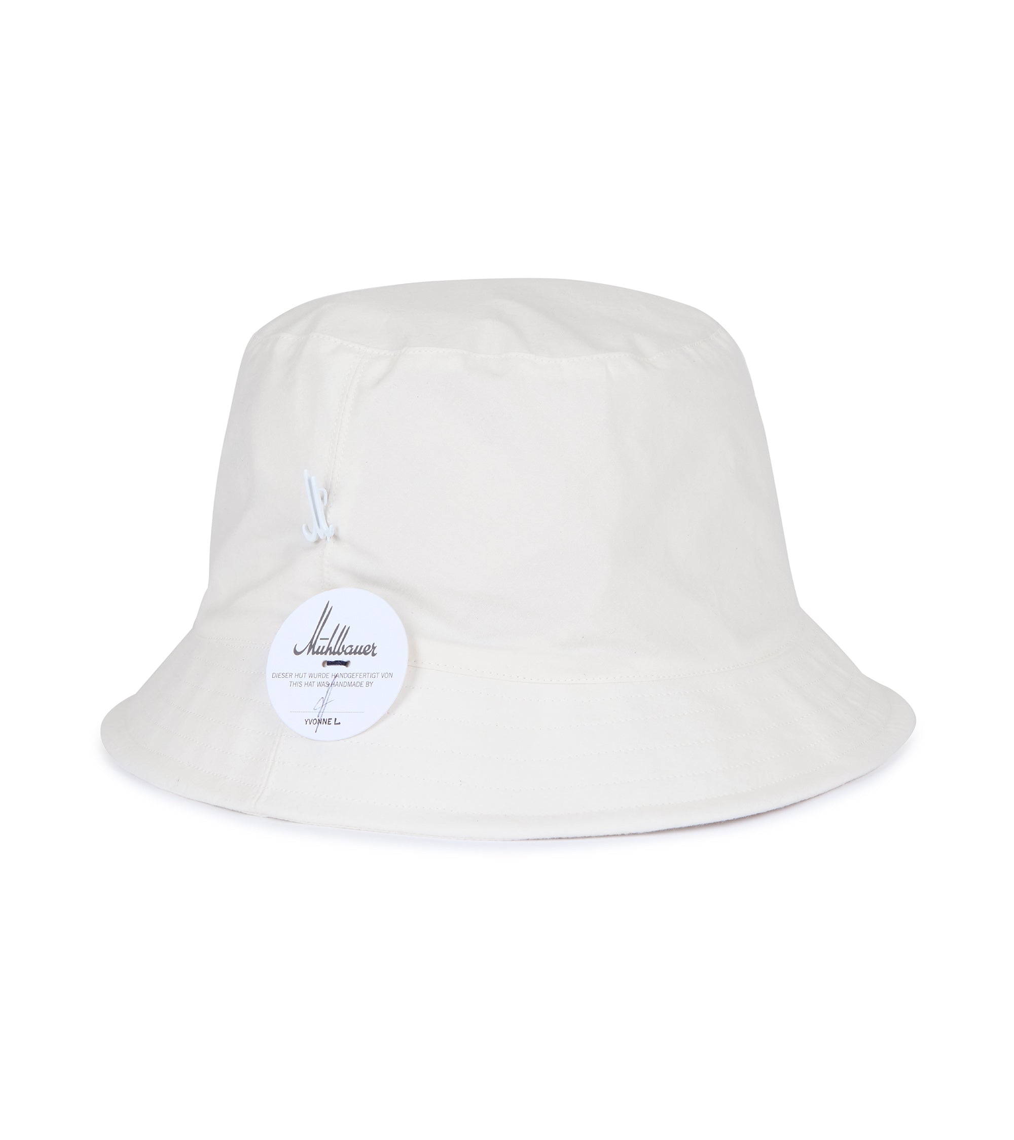 Mühlbauer Walter Light Cotton Bucket Hat: Natural