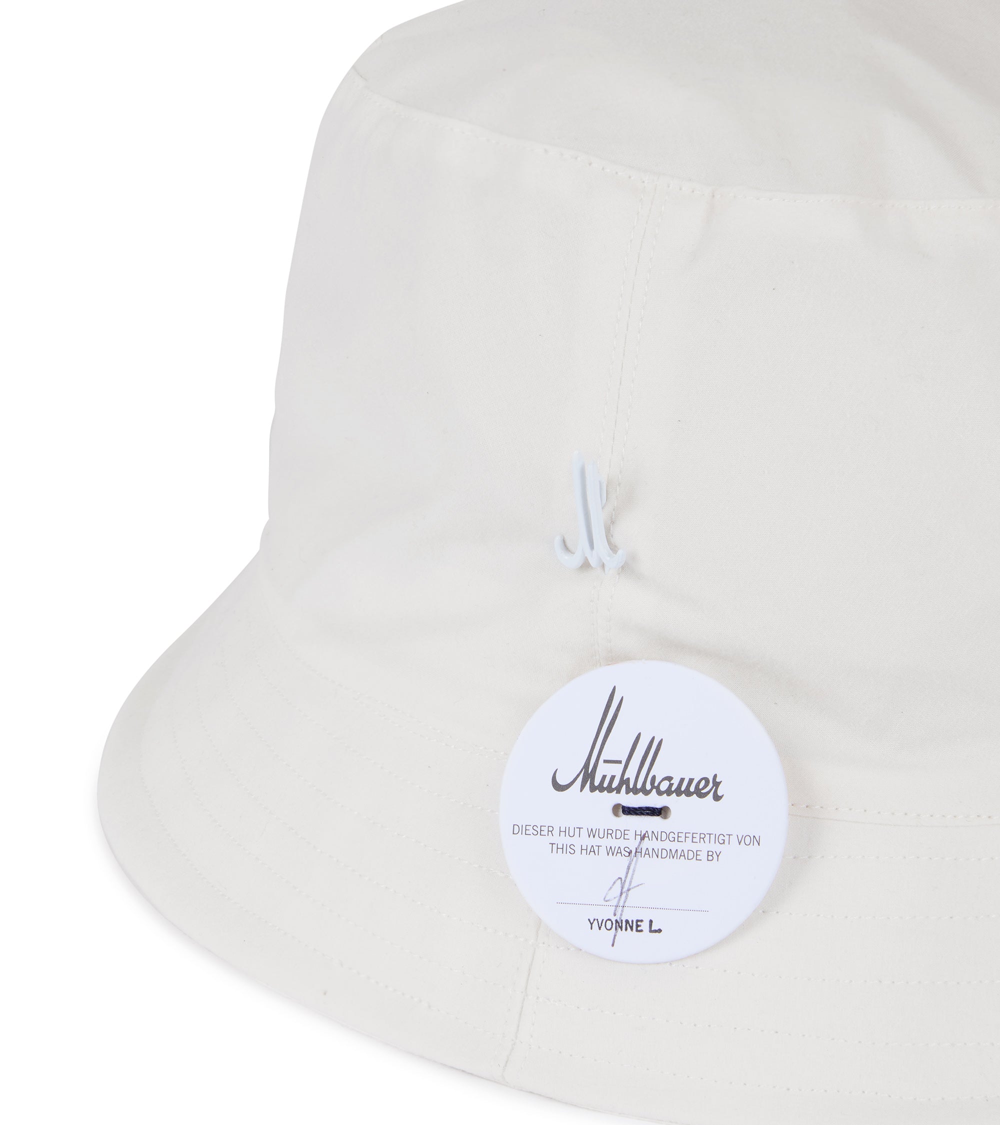 Mühlbauer Walter Light Cotton Bucket Hat: Natural