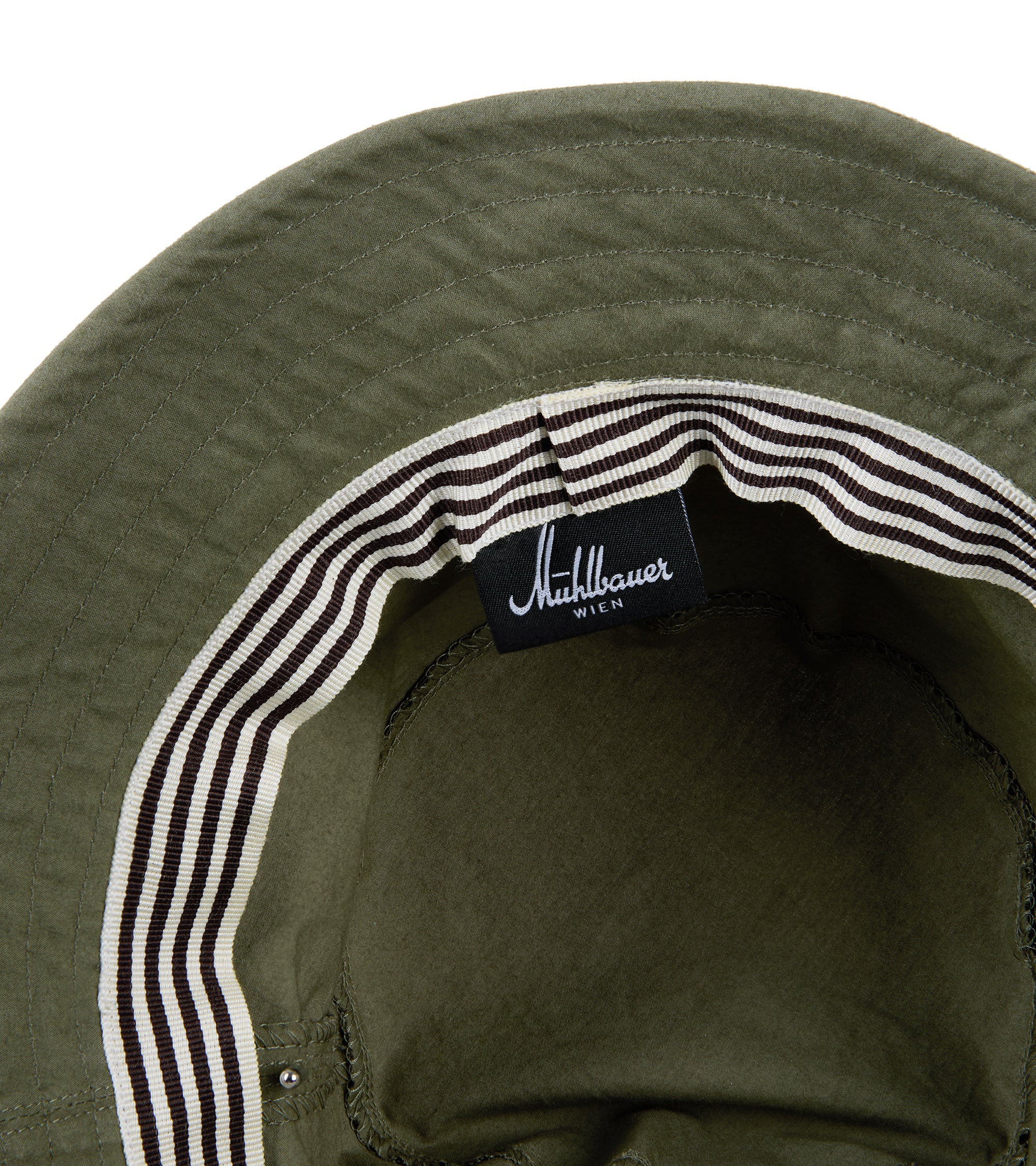 Mühlbauer Walter Light Cotton Bucket Hat: Olive