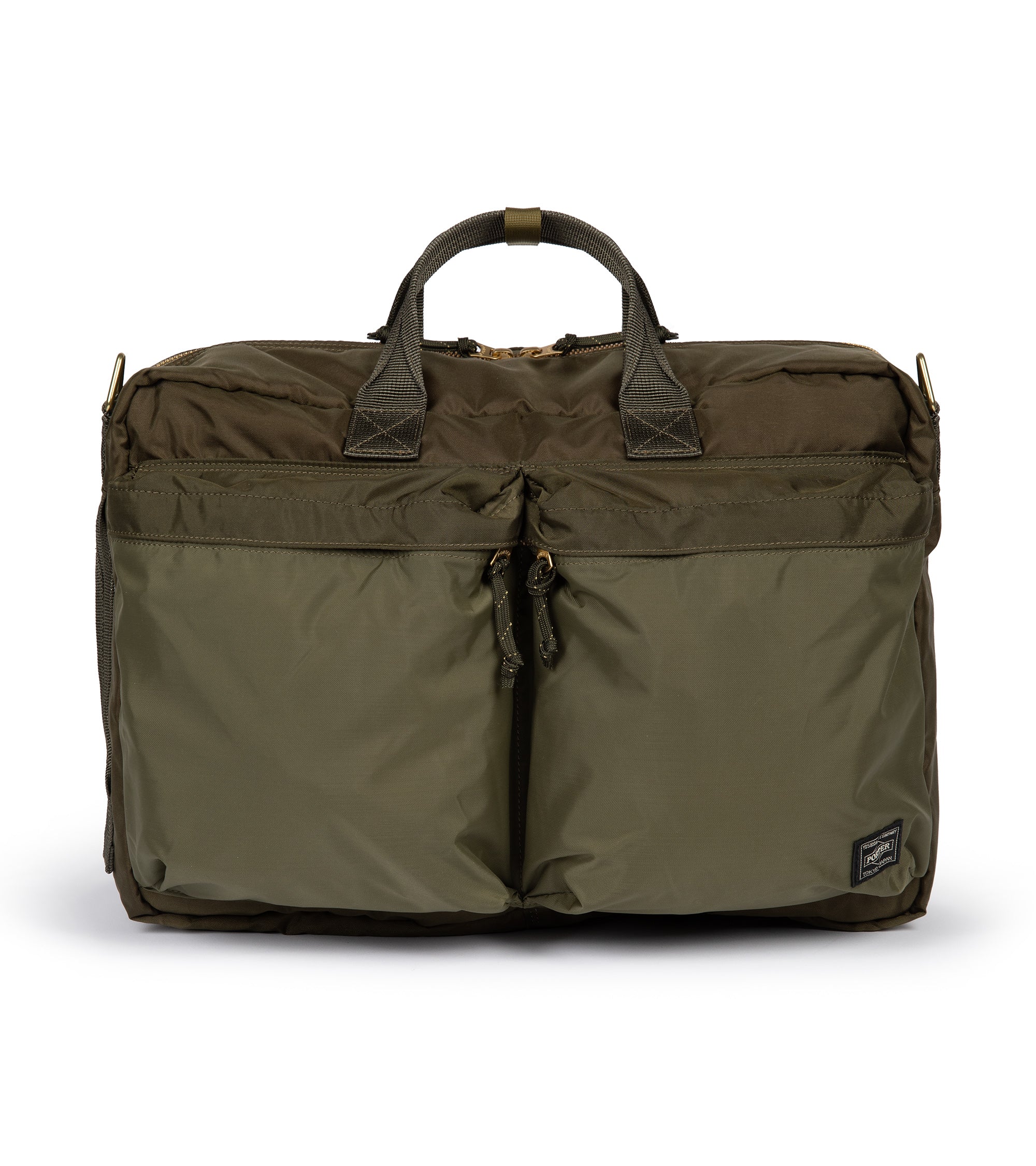 PORTER Force 3Way Briefcase: Olive – Trunk Clothiers