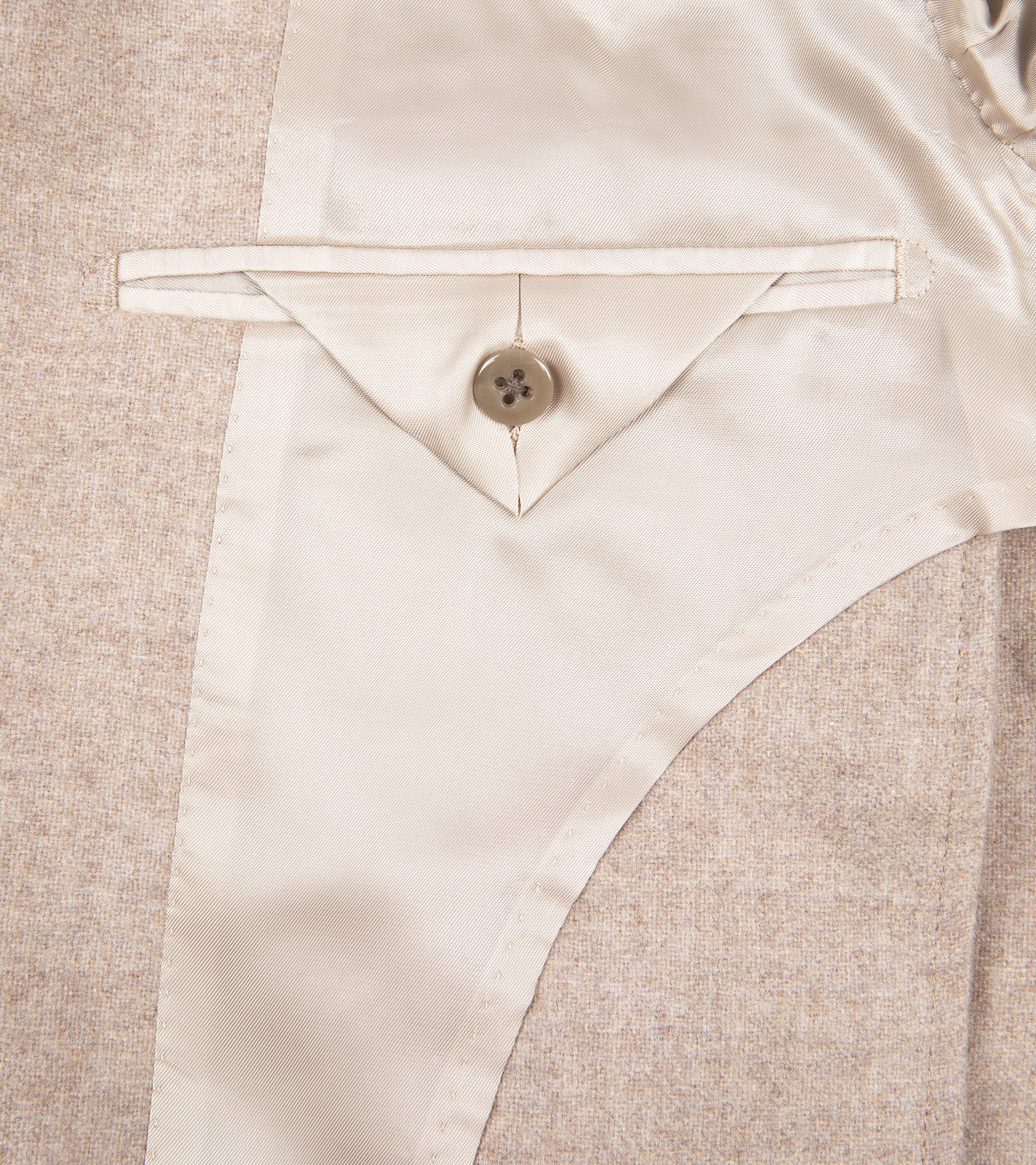 Ring Jacket Cashmere Hopsack Jacket: Beige