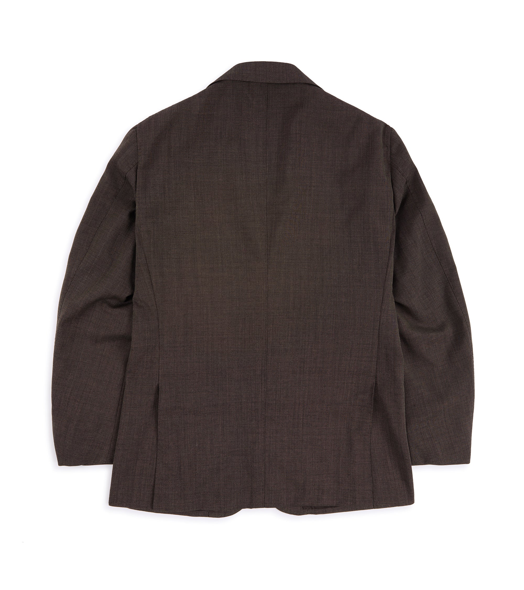 Ring Jacket Meister Calm Twist Wool Suit: Brown