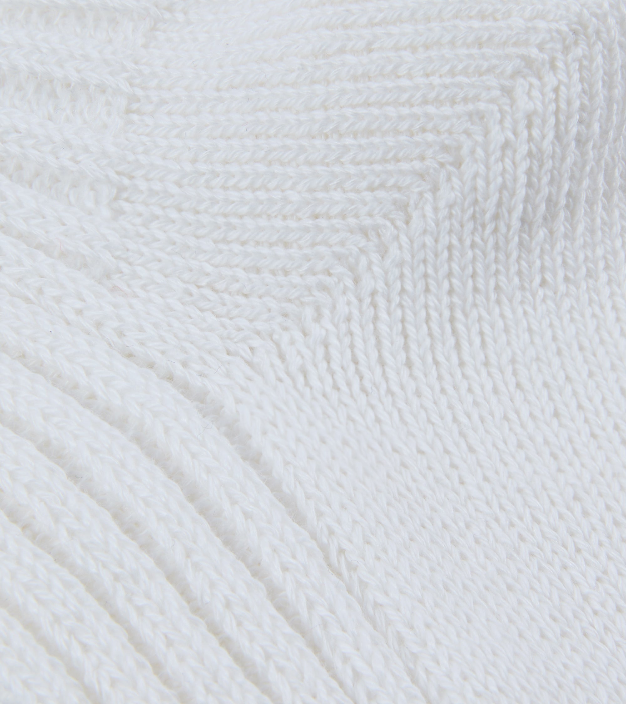 RoToTo Hemp Organic Cotton Stripe Socks: White/Grey