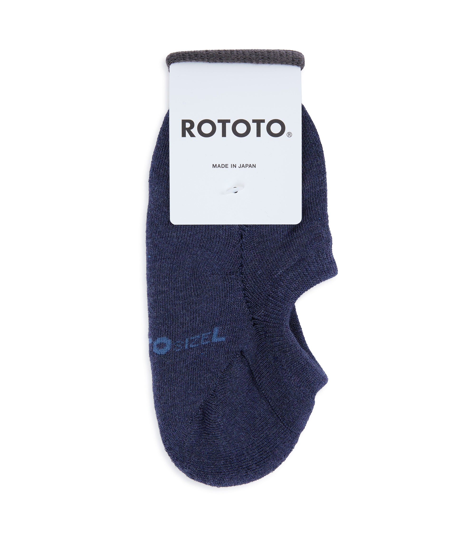 RoToTo Pile Foot Cover Socks: Navy