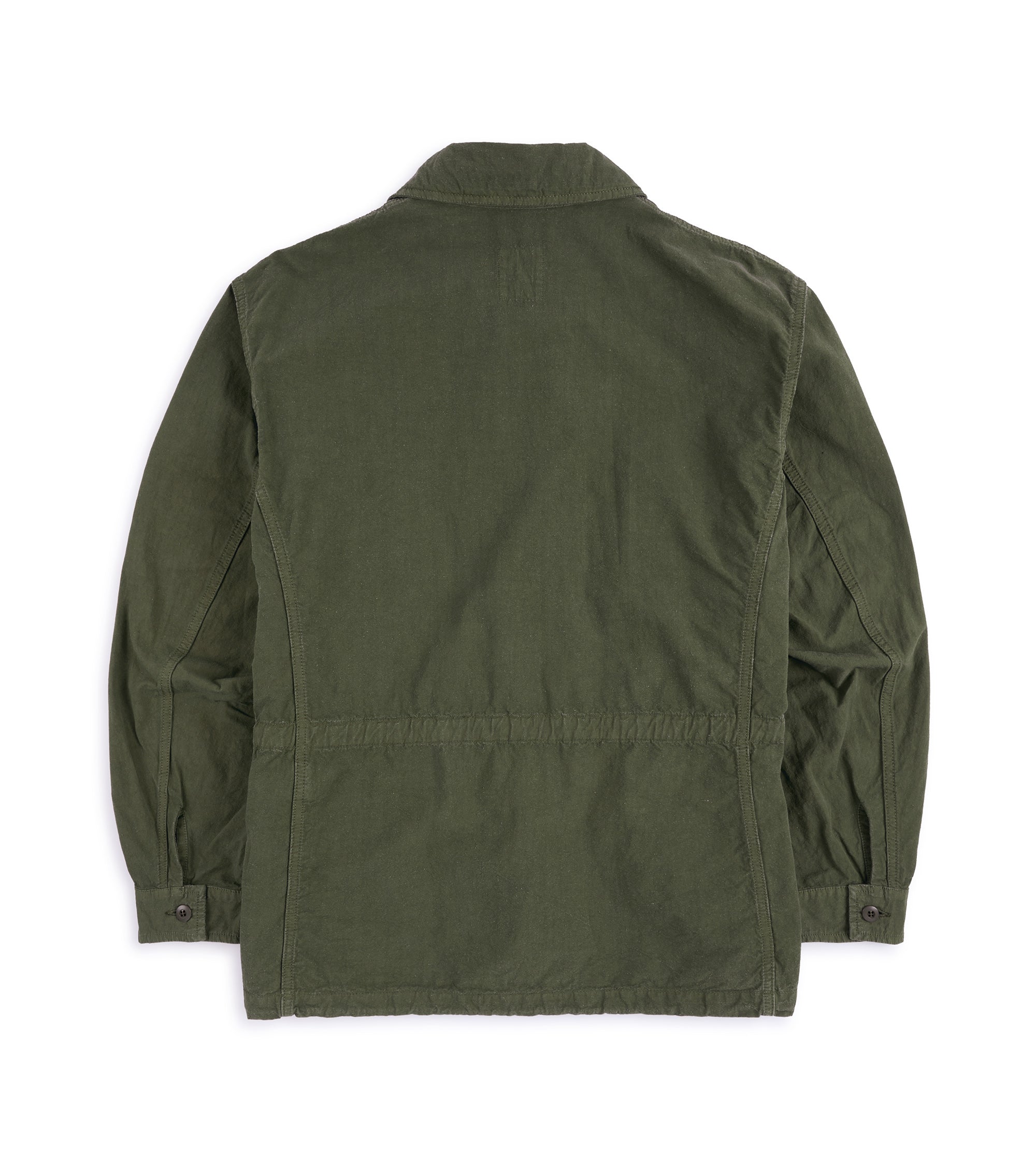 Sage de Cret High Density Cotton Hemp M-65 Jacket: Olive