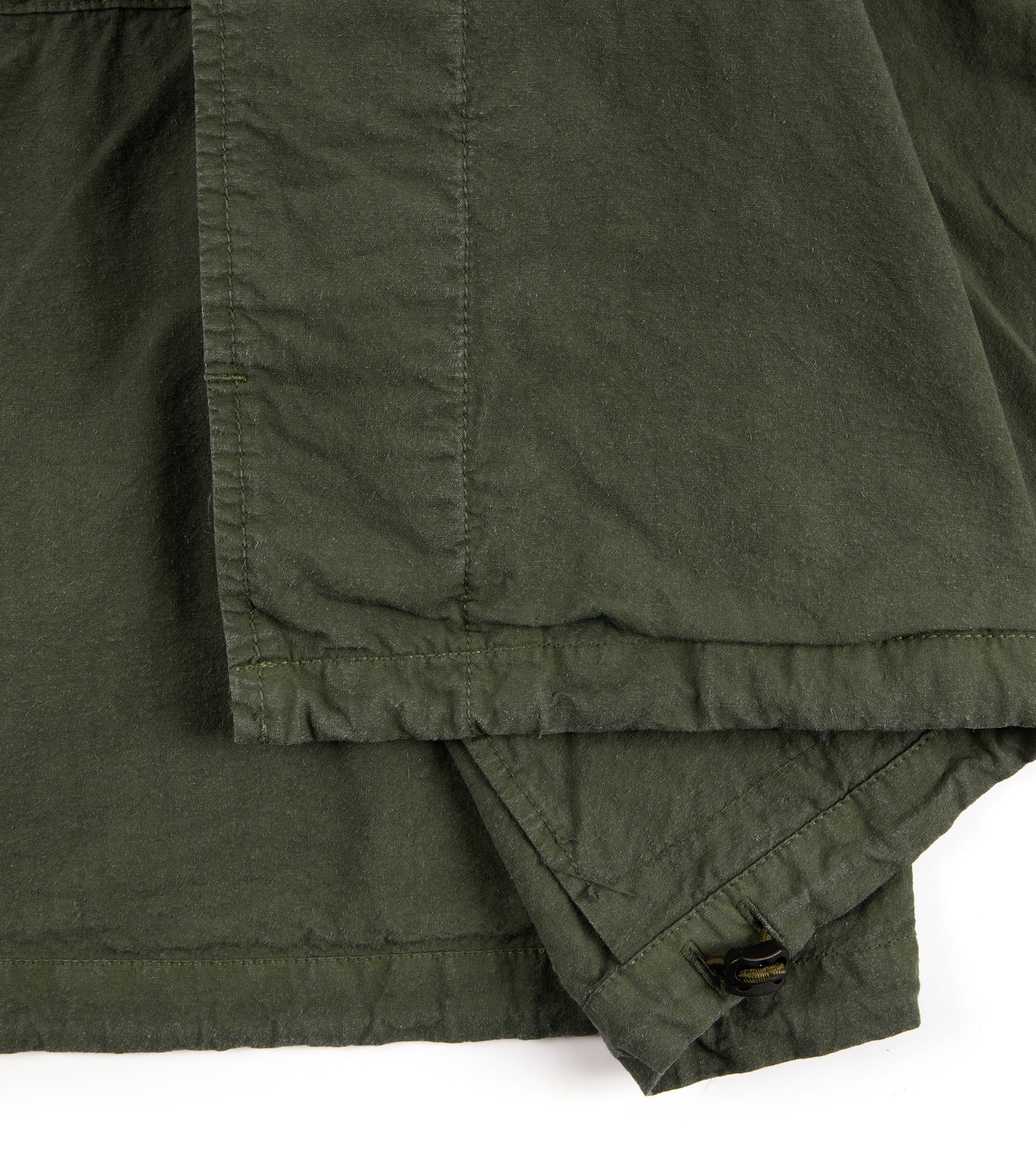 Sage de Cret High Density Cotton Hemp M-65 Jacket: Olive