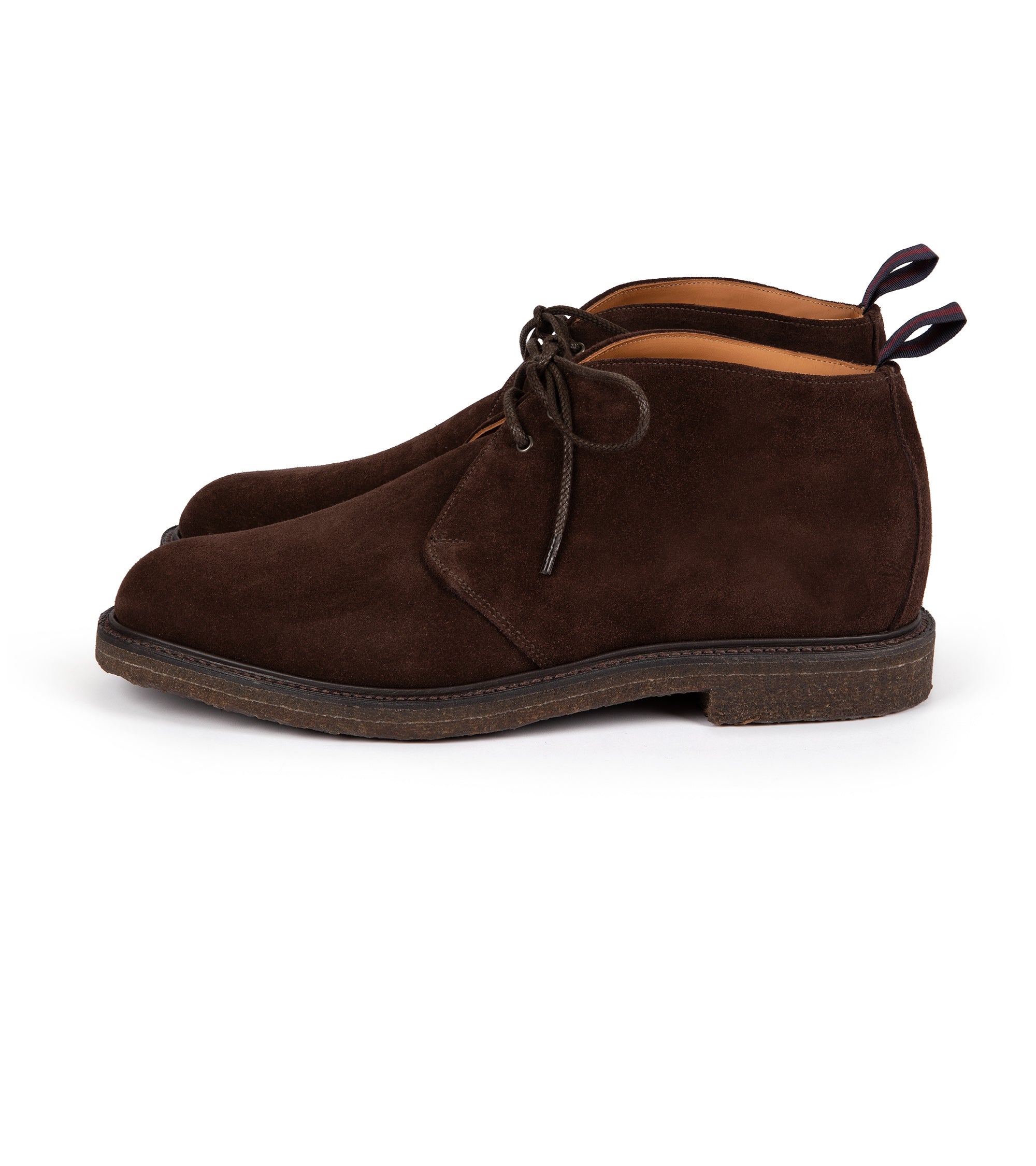 Sanders Harry Suede Chukka Boot: Dark Brown