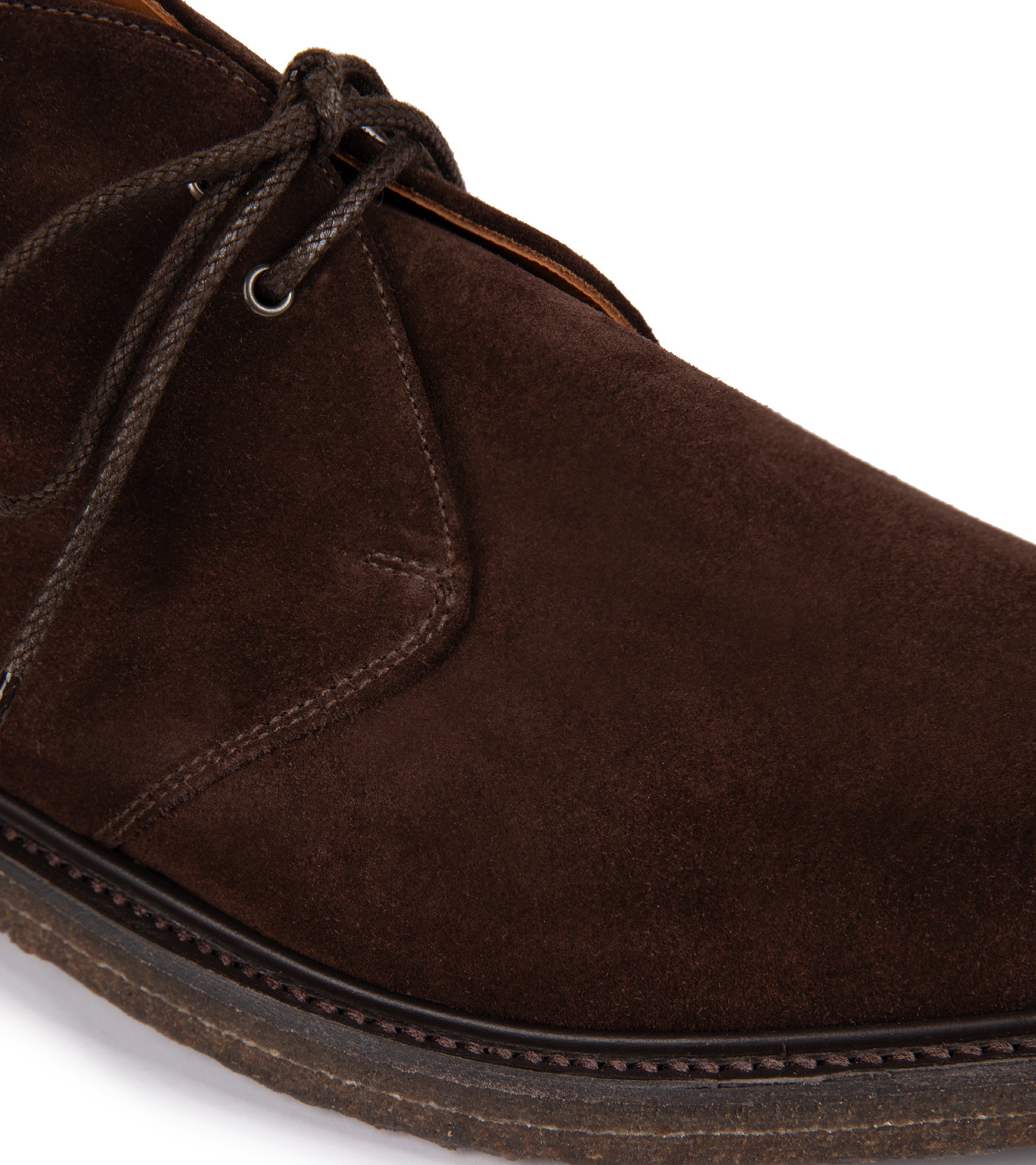 Sanders Harry Suede Chukka Boot: Dark Brown