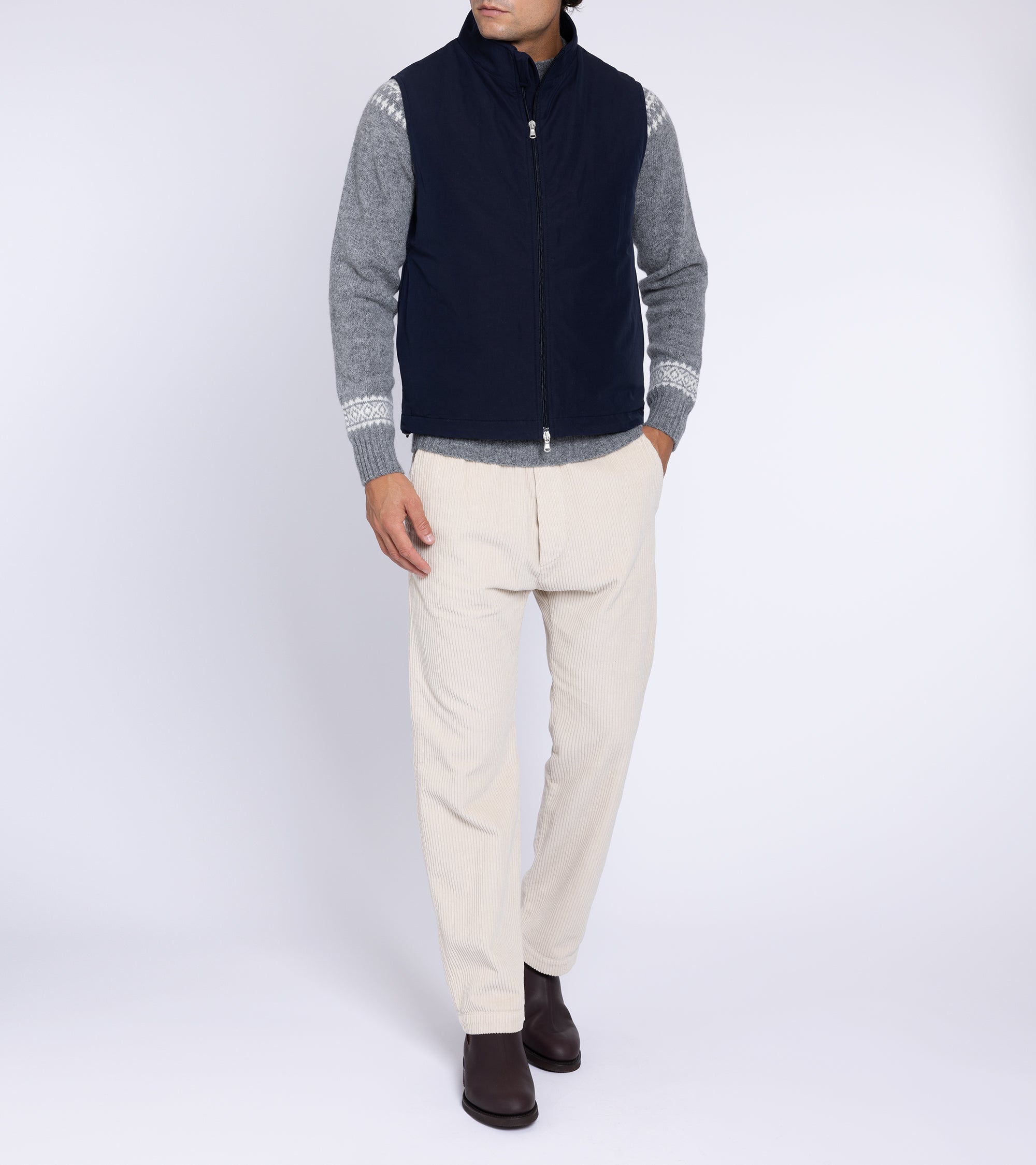 Trunk Park Technical Gilet: Navy