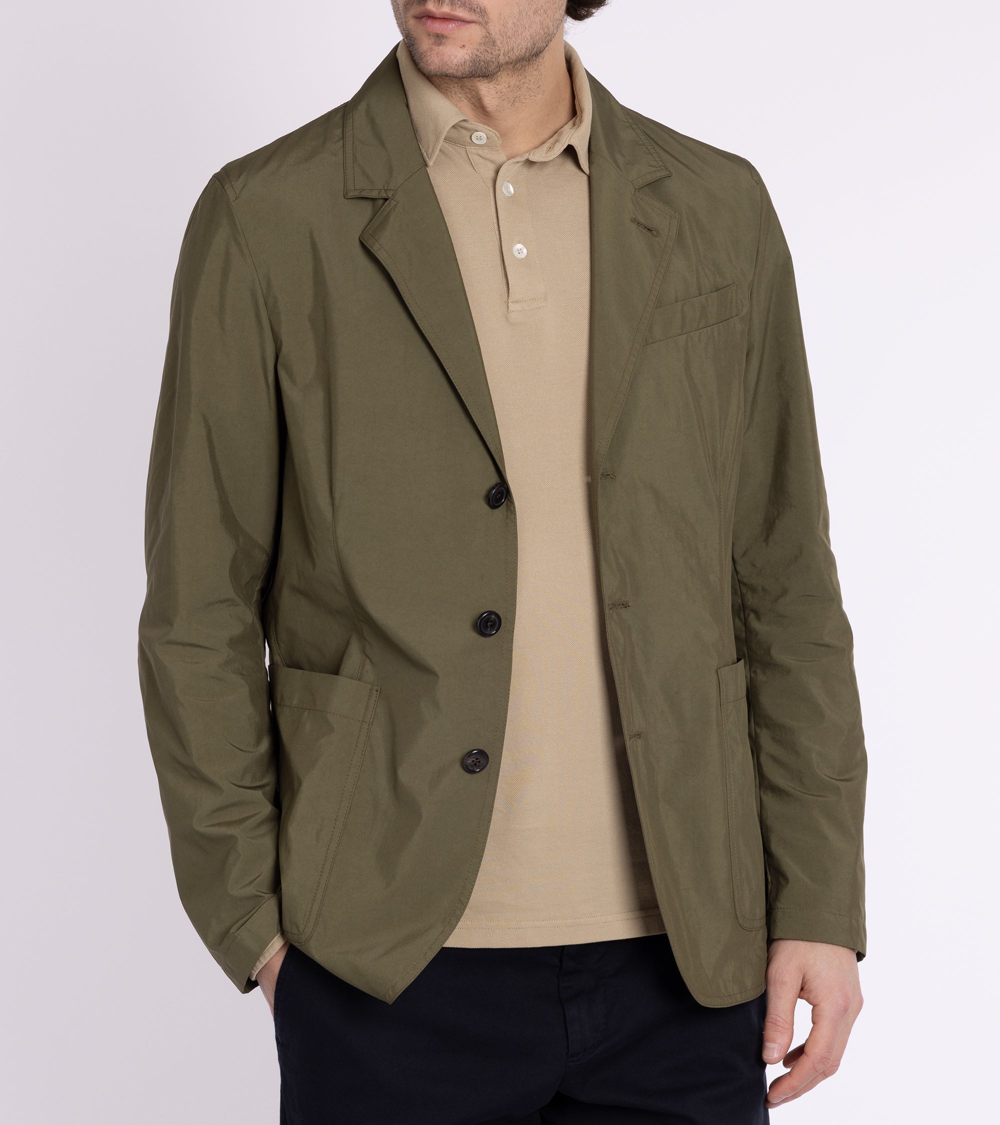 Trunk Culcross Japanese Nylon Jacket: Olive