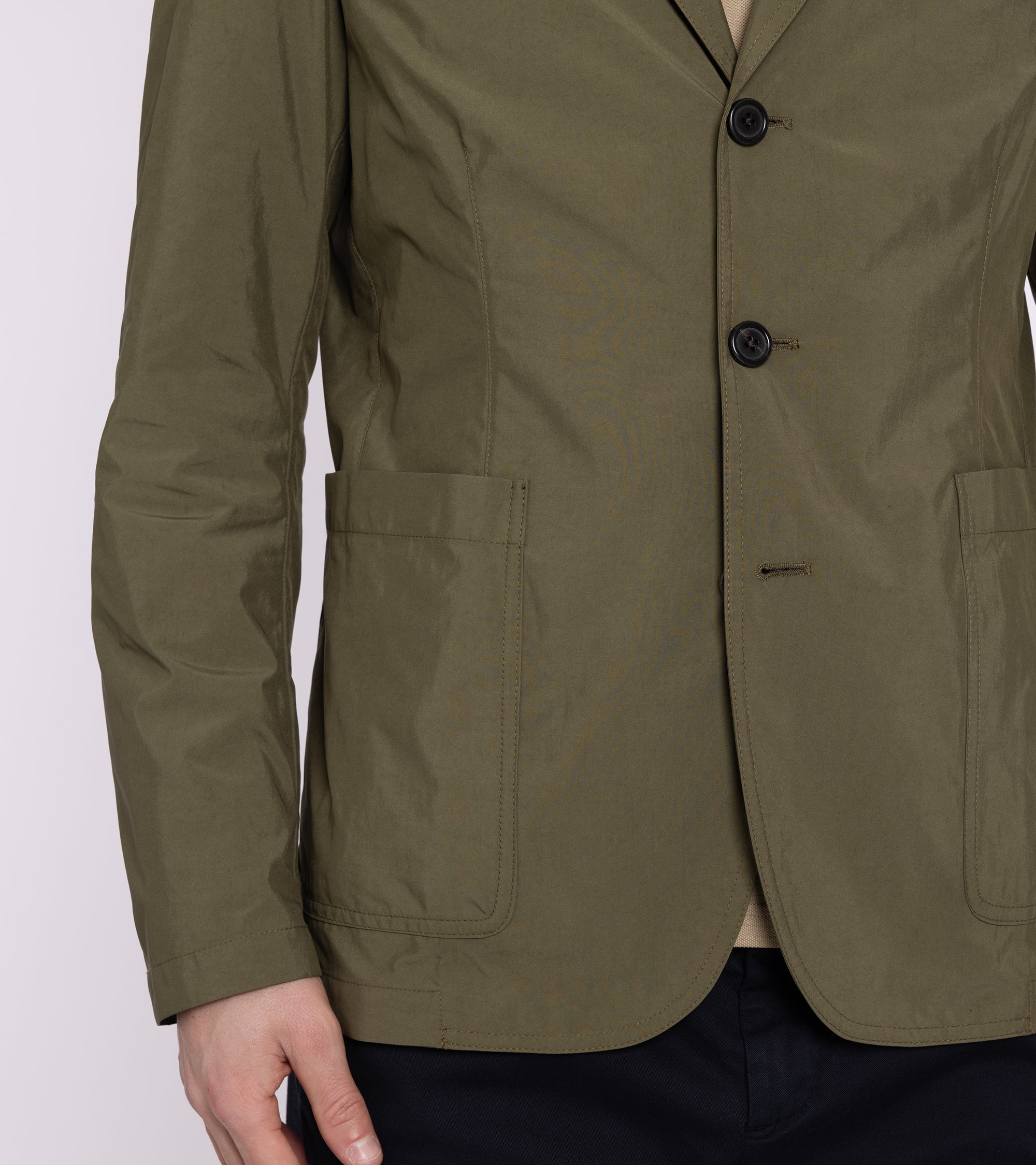 Trunk Culcross Japanese Nylon Jacket: Olive