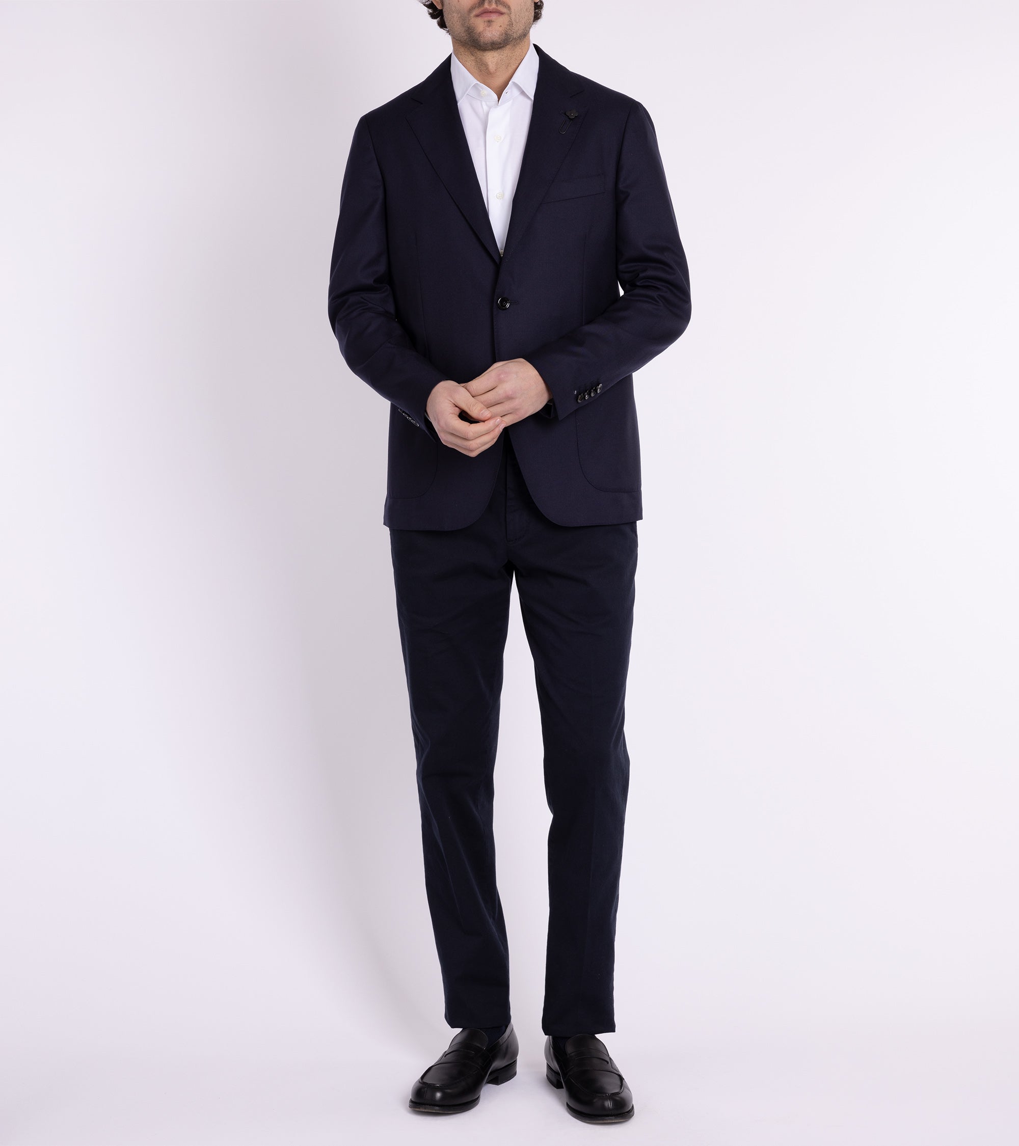 Lardini Loro Piana Cashmere Jacket: Navy