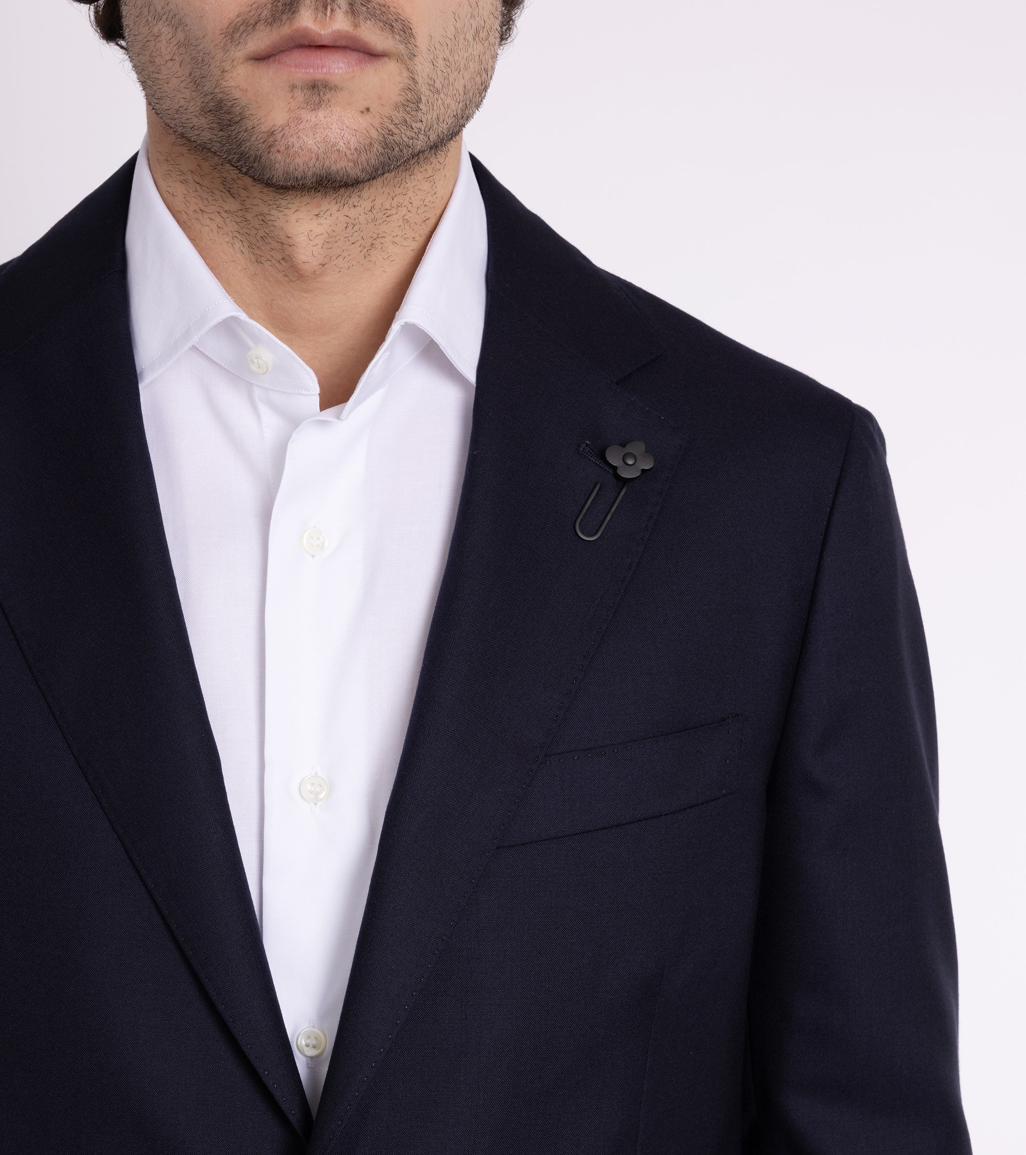 Lardini Loro Piana Cashmere Jacket: Navy