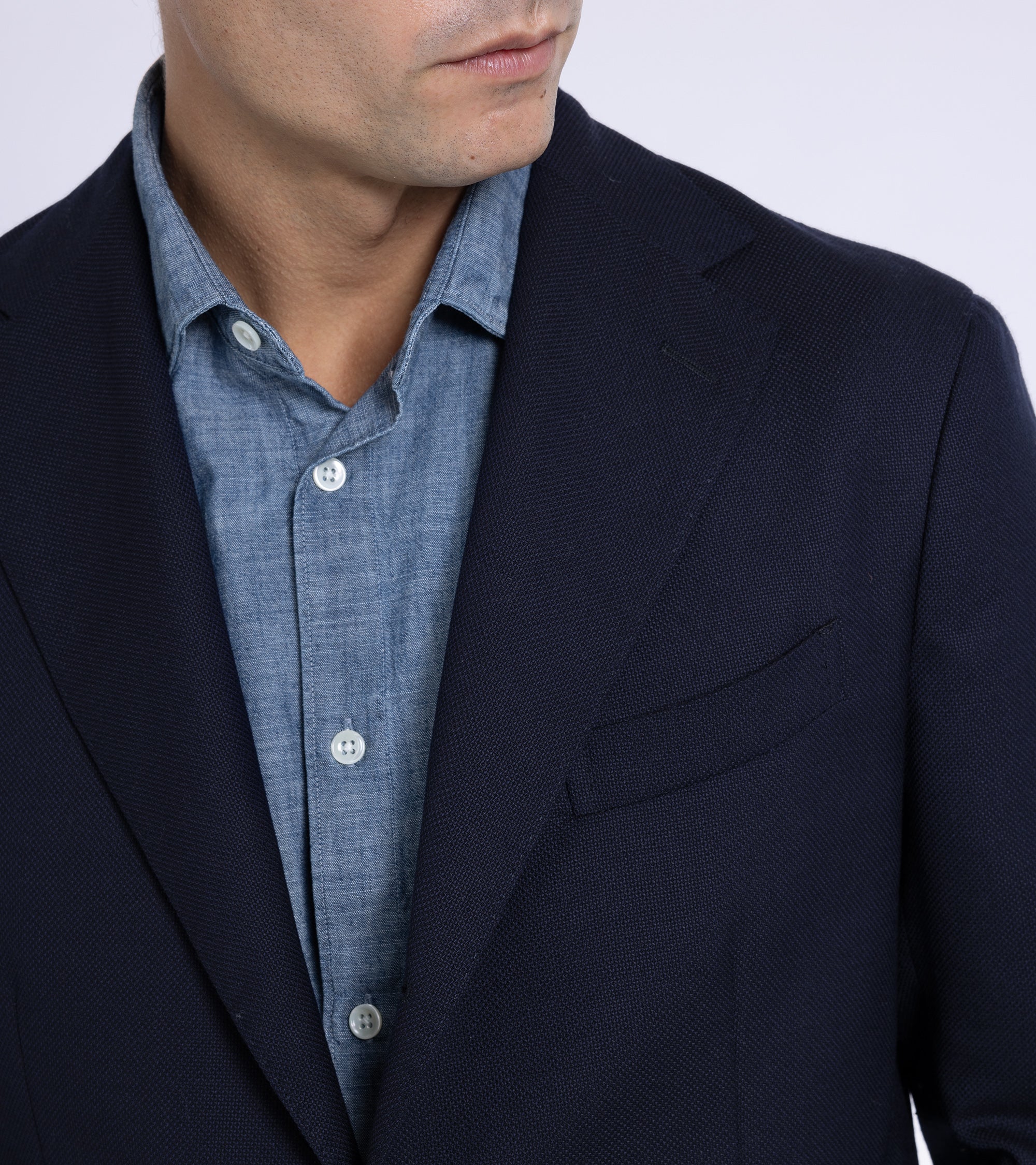 Boglioli for Trunk Wool Hopsack K Jacket: Navy