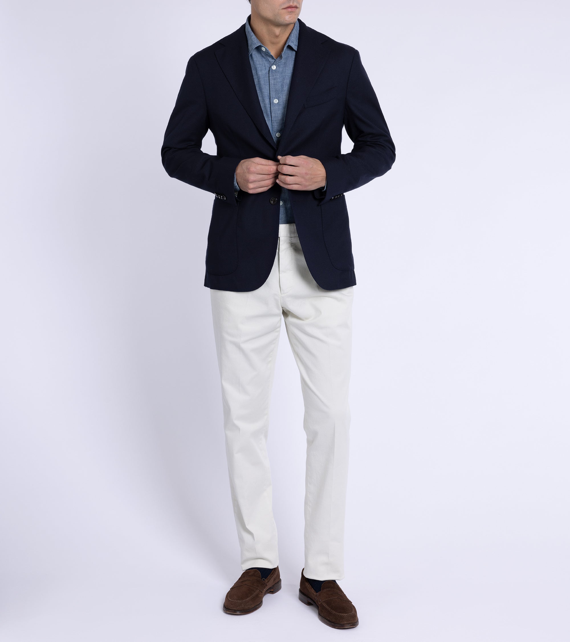 Boglioli for Trunk Wool Hopsack K Jacket: Navy