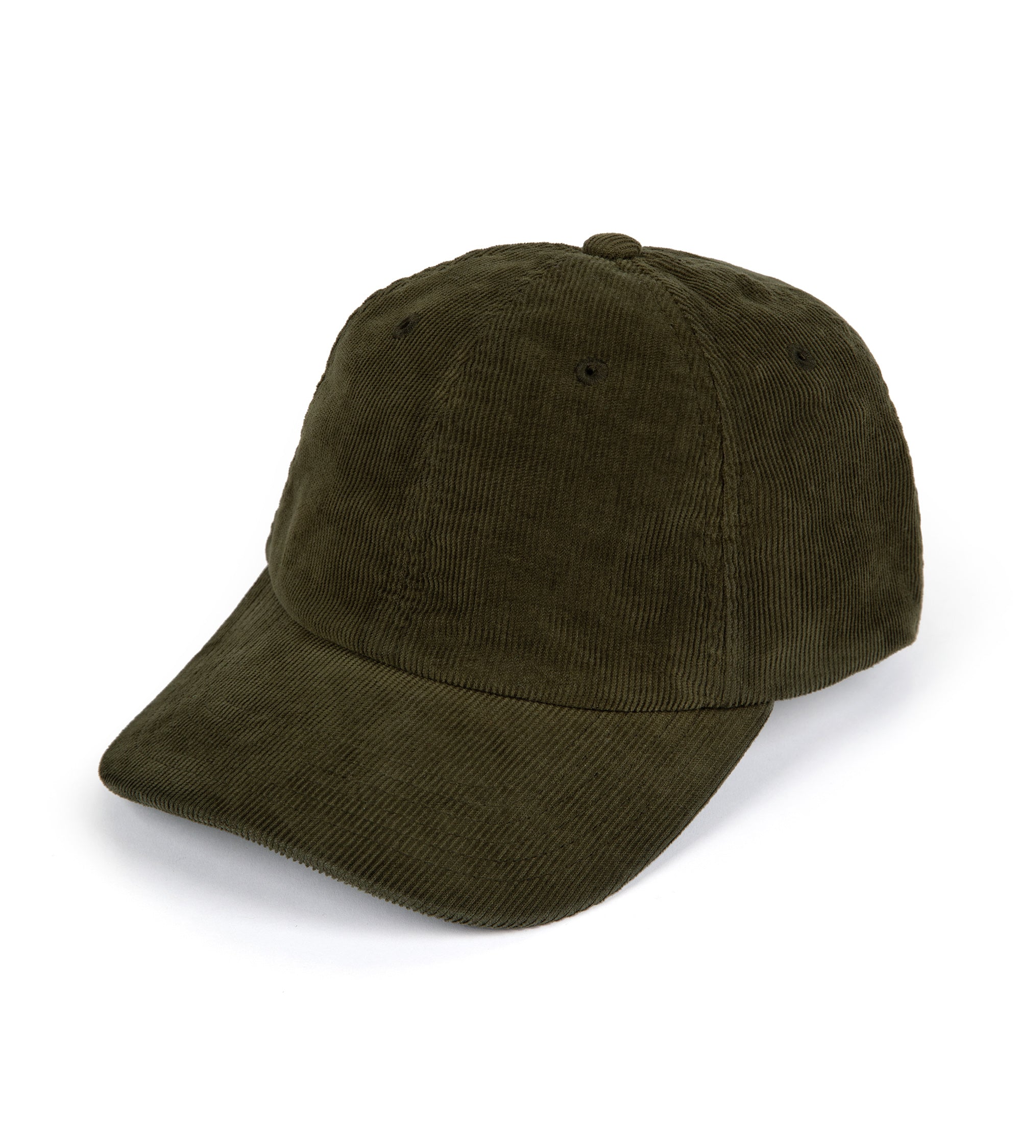 Trunk Cotton Corduroy Baseball Cap: Olive