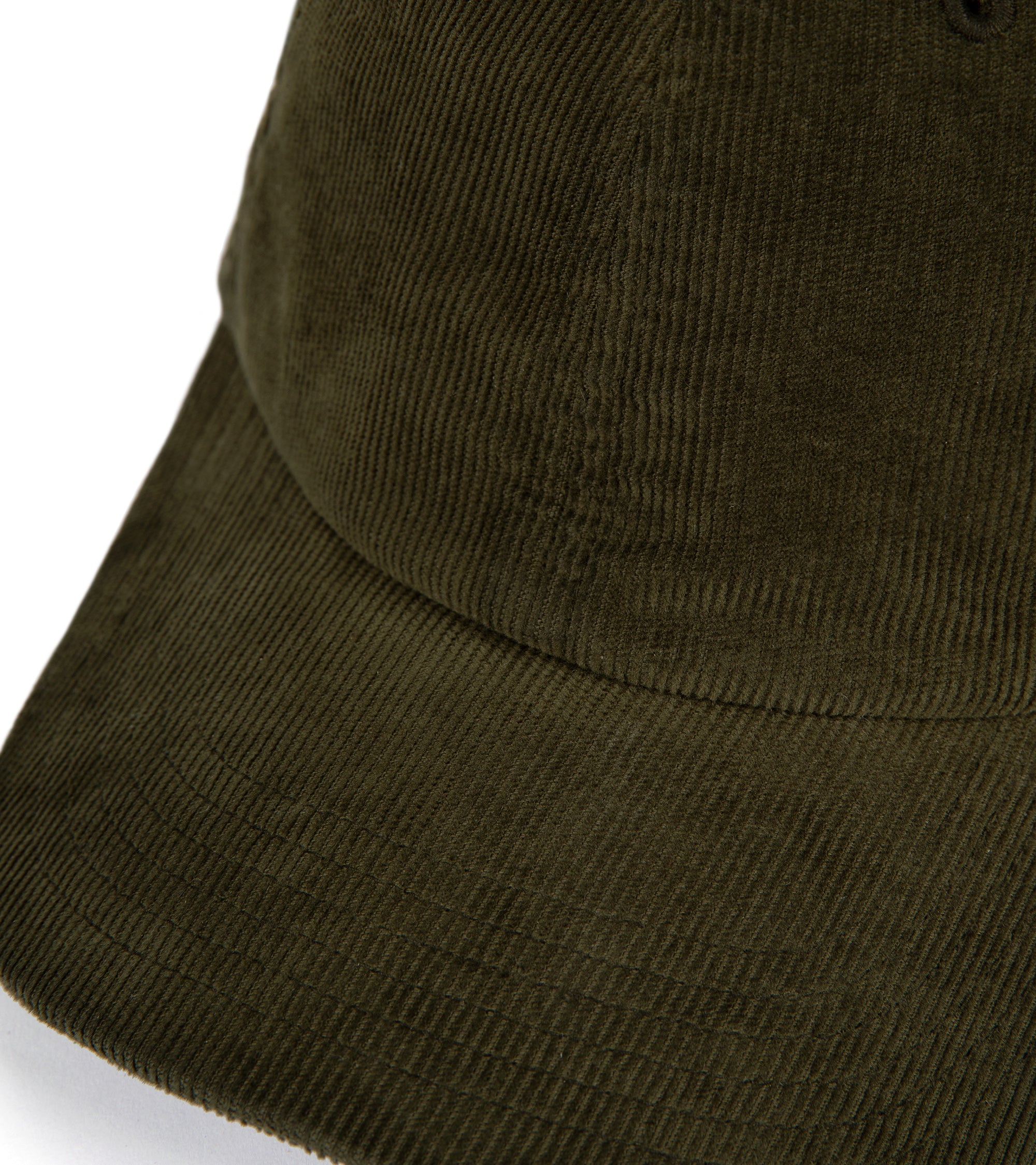 Trunk Cotton Corduroy Baseball Cap: Olive