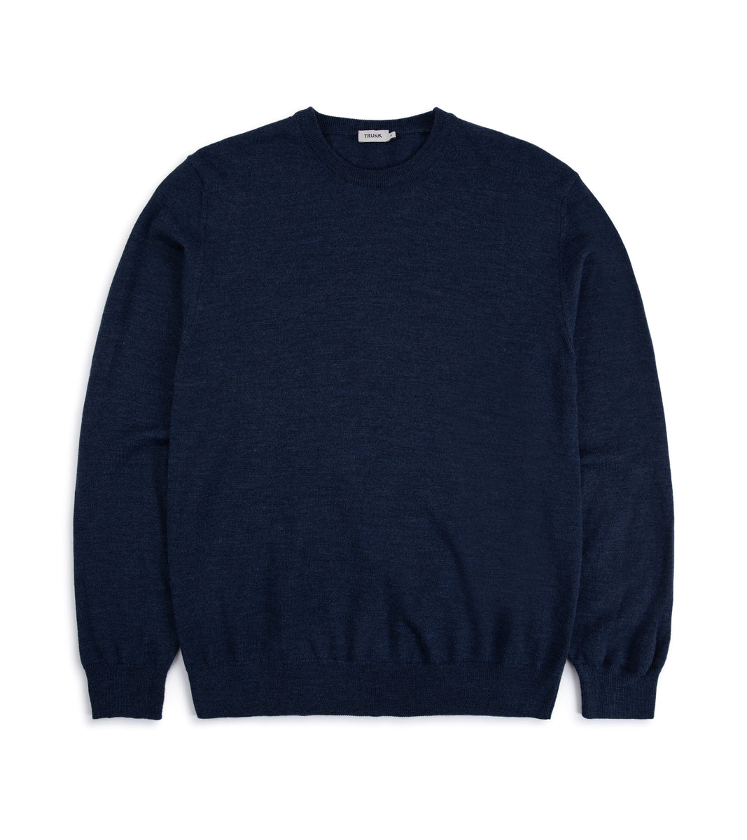 Trunk Harley Merino Crew Neck Sweater: Mid Blue – Trunk Clothiers