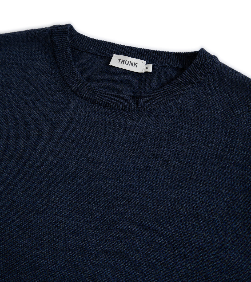 Trunk Harley Merino Crew Neck Sweater: Mid Blue – Trunk Clothiers