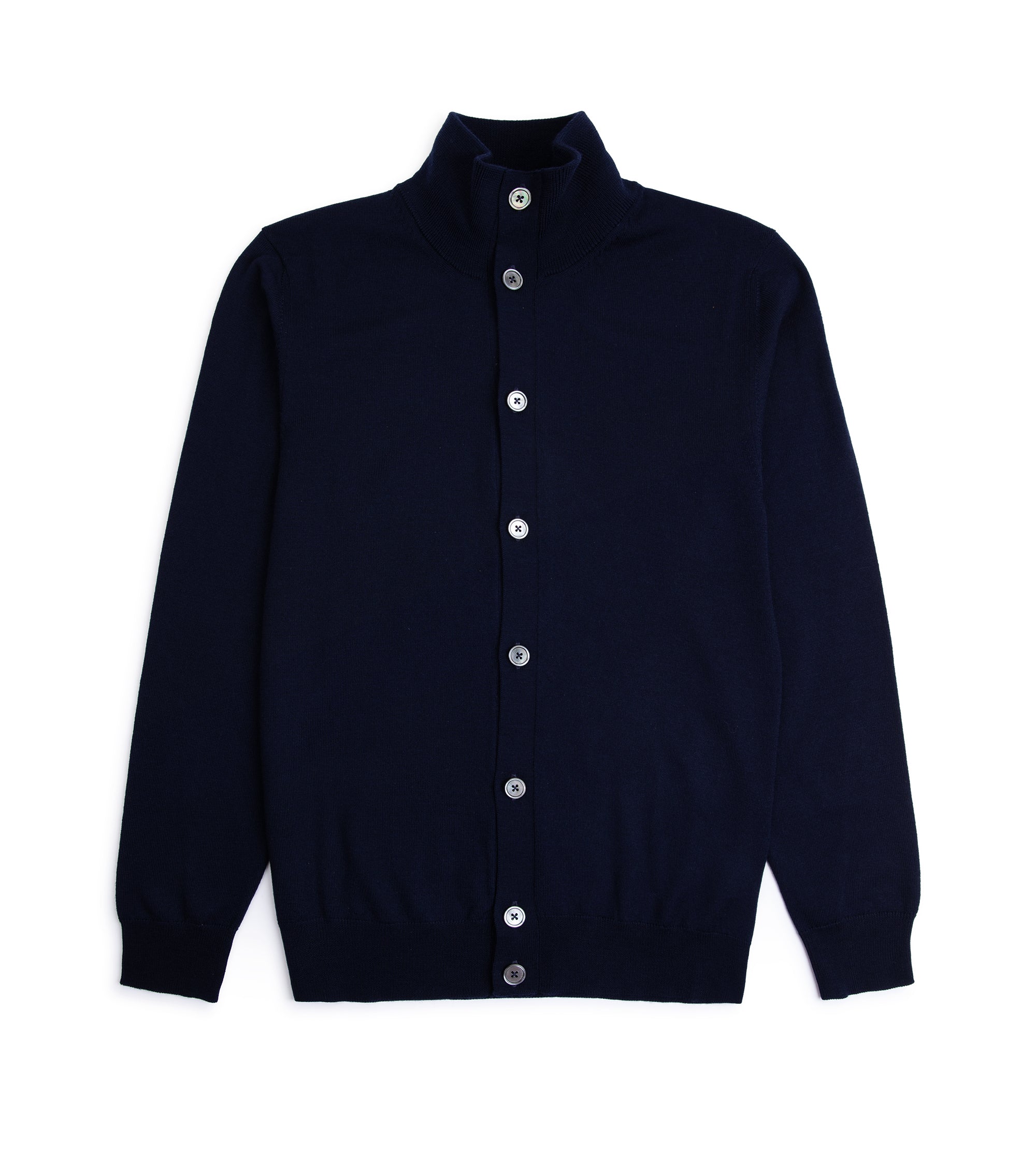 Trunk Stratton Merino Cardigan: Navy