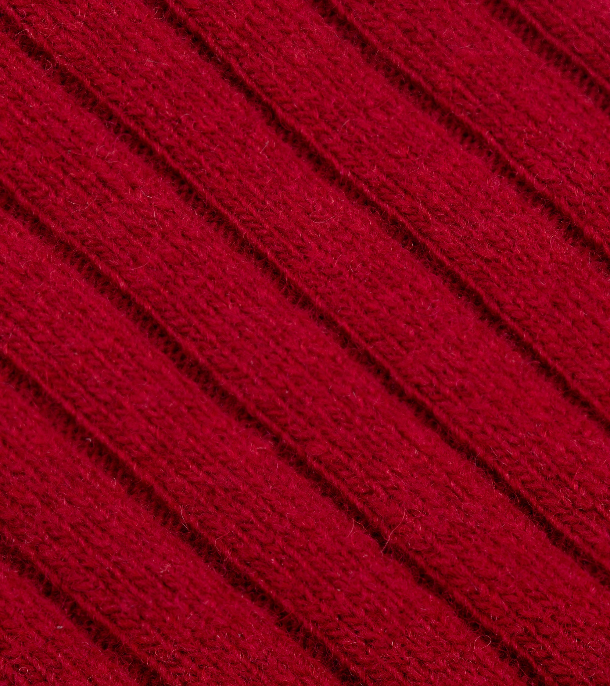 Tabio Merino Ribbed Socks: Red