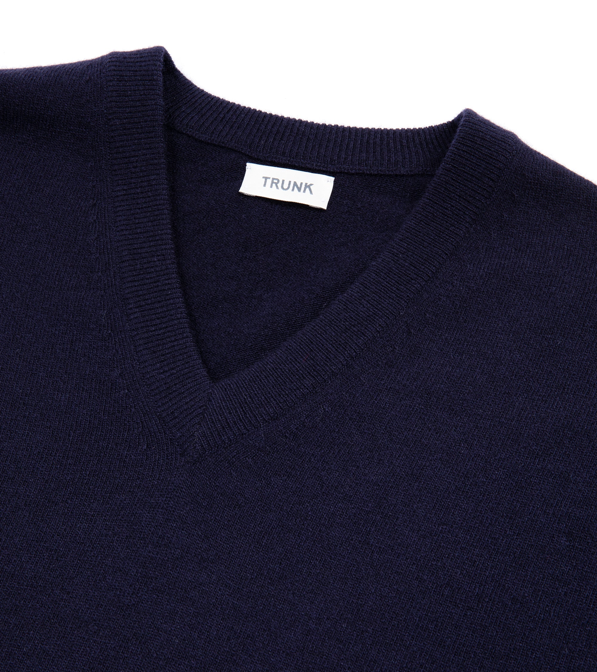 Trunk Walden Geelong V Neck Sweater: Navy