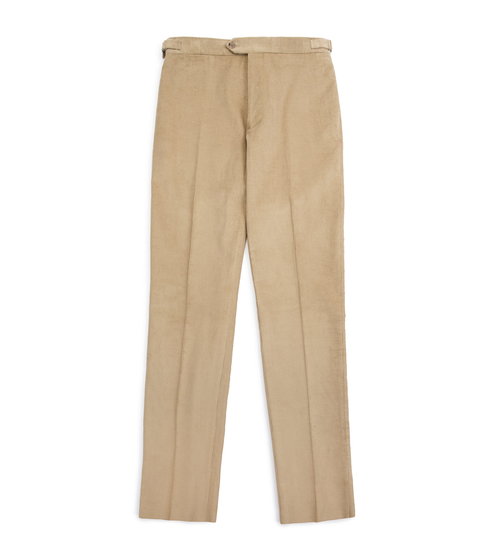 Trunk Wigmore Fine Cotton Corduroy Suit Trousers: Beige