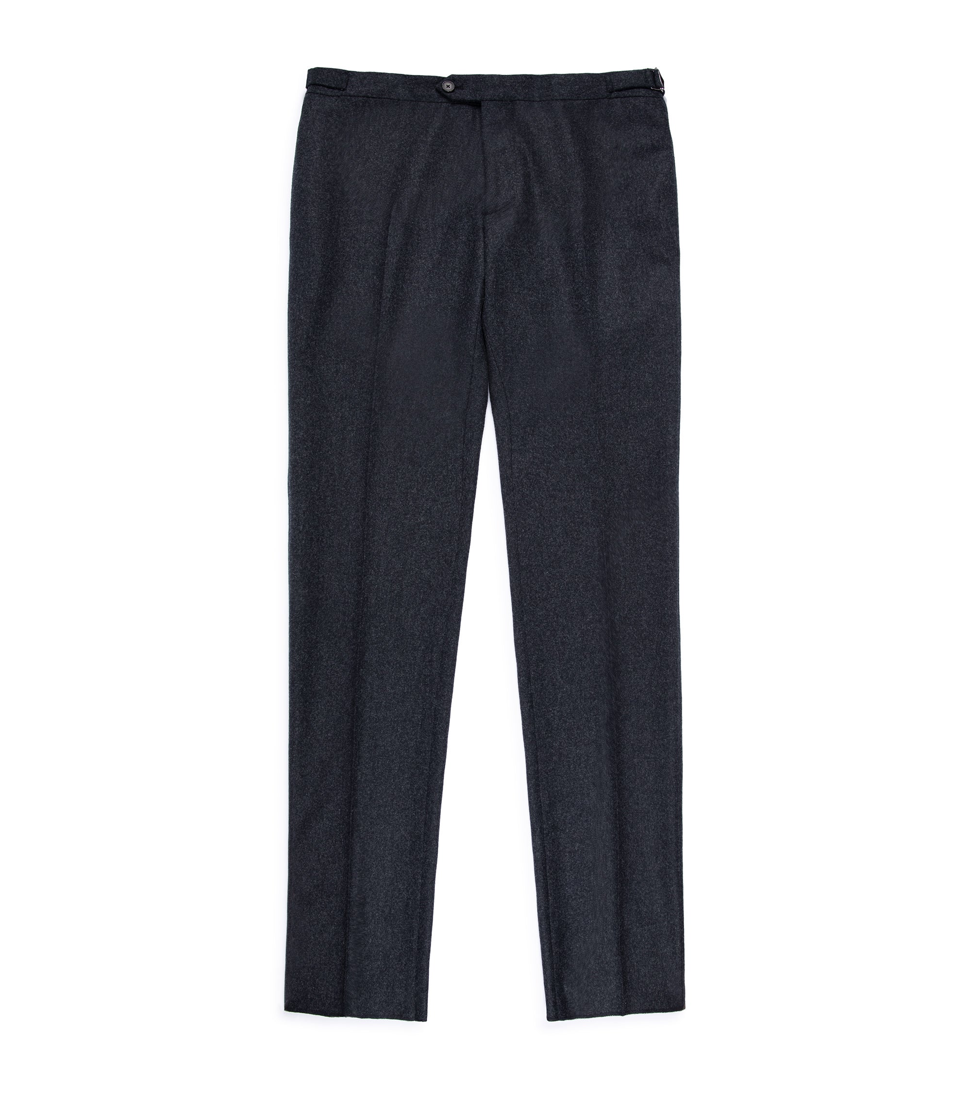 Trunk Wigmore Wool Flannel Suit Trousers: Dark Charcoal