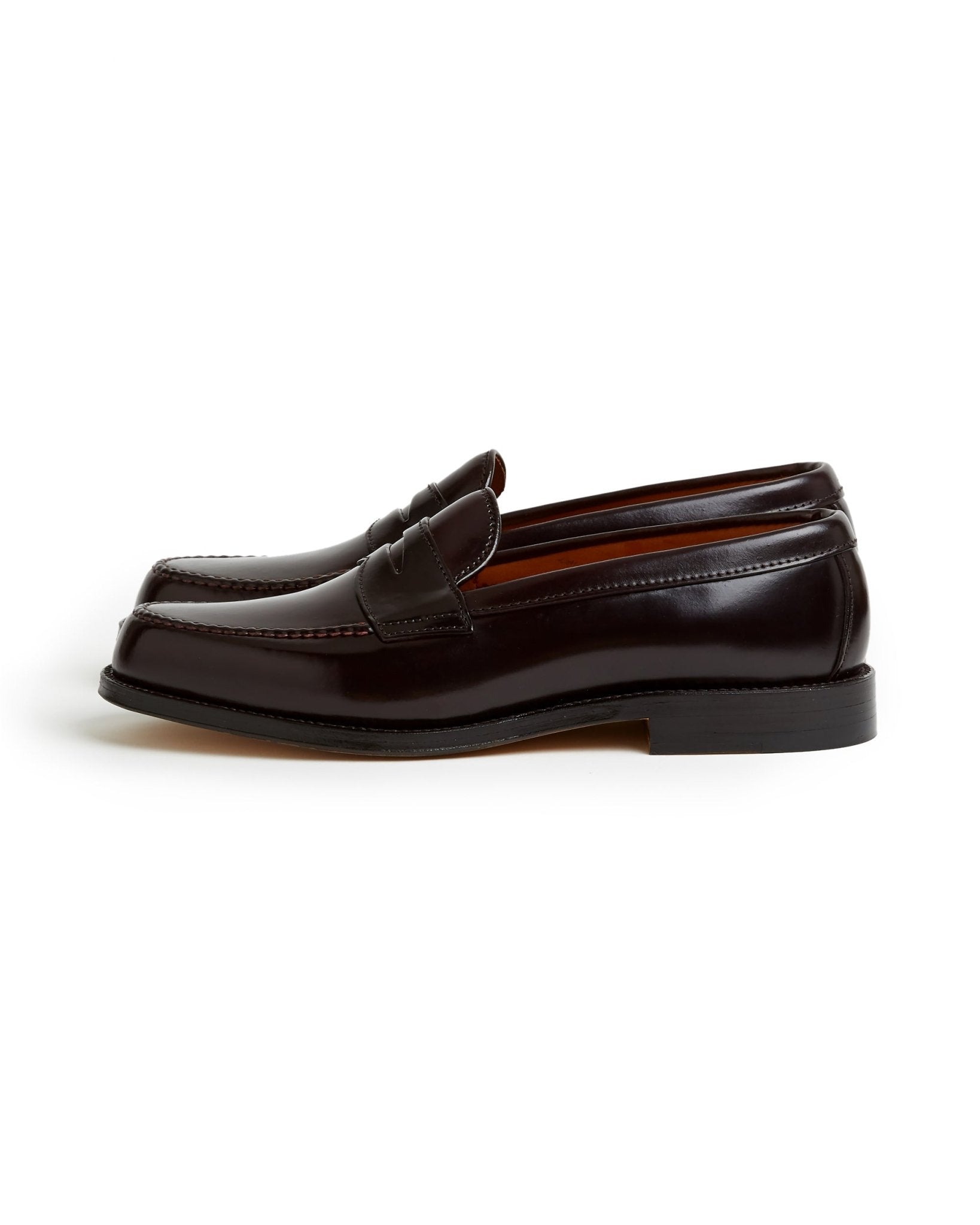 Alden Cordovan Penny Loafer: Dark Burgundy 986 - Trunk Clothiers