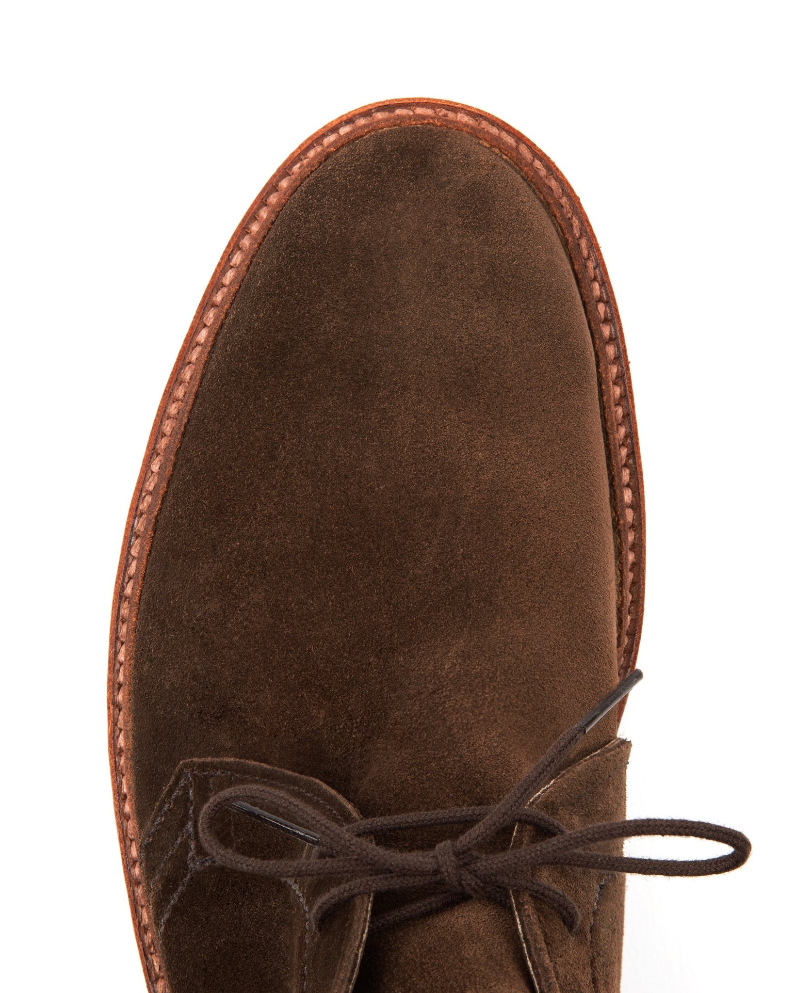 Alden Unlined Suede Chukka Boot: Dark Brown 1492 - Trunk Clothiers