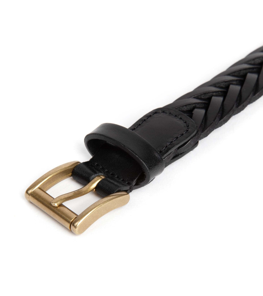 Anderson's Braided Leather Belt: Black – Trunk Clothiers