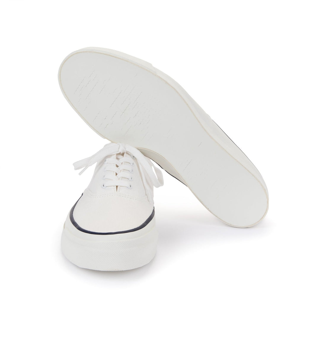 Asahi M014 Canvas Deck Shoes: White – Trunk Clothiers