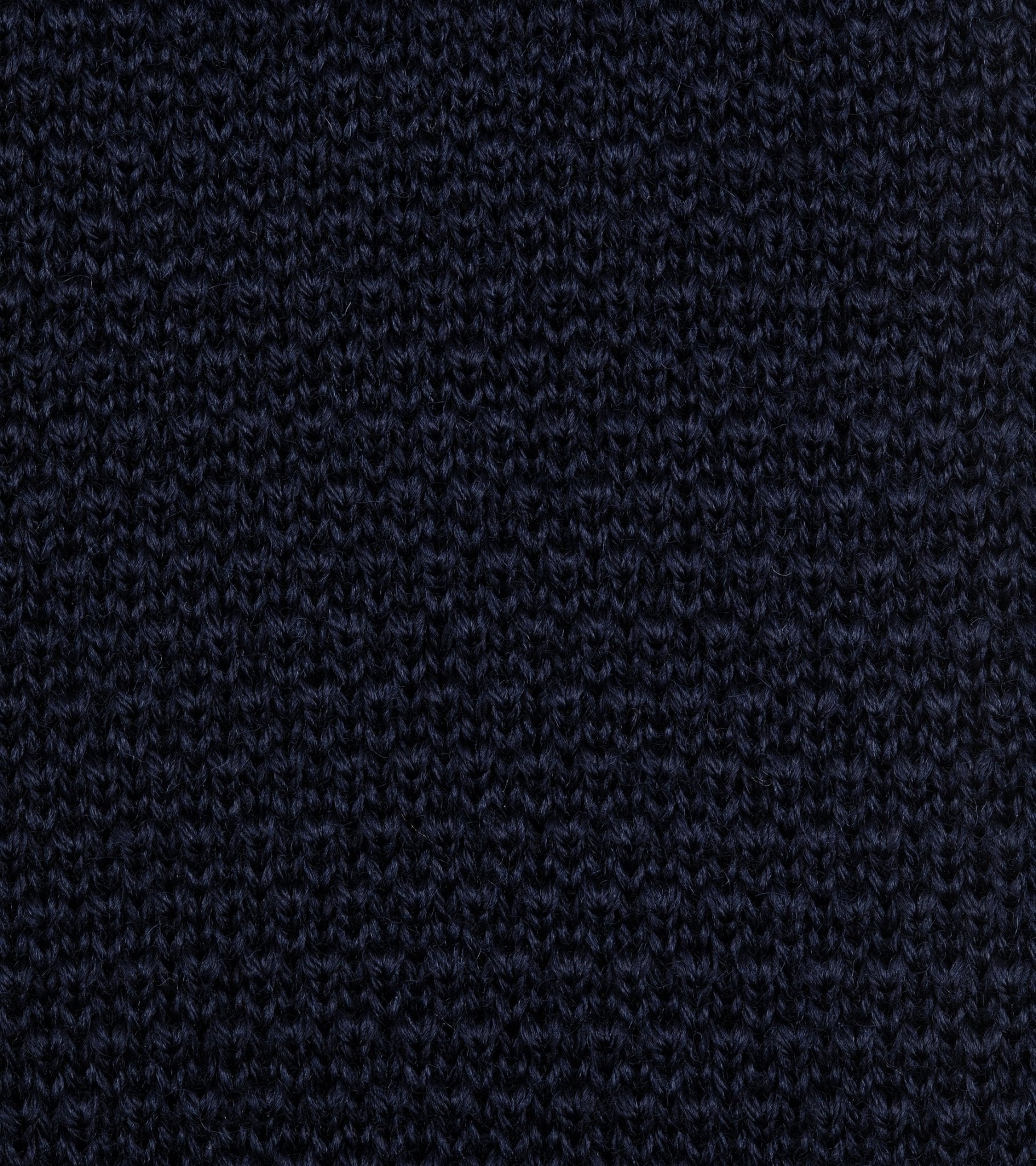 Bigi Wool Knit Tie: Navy - Trunk Clothiers