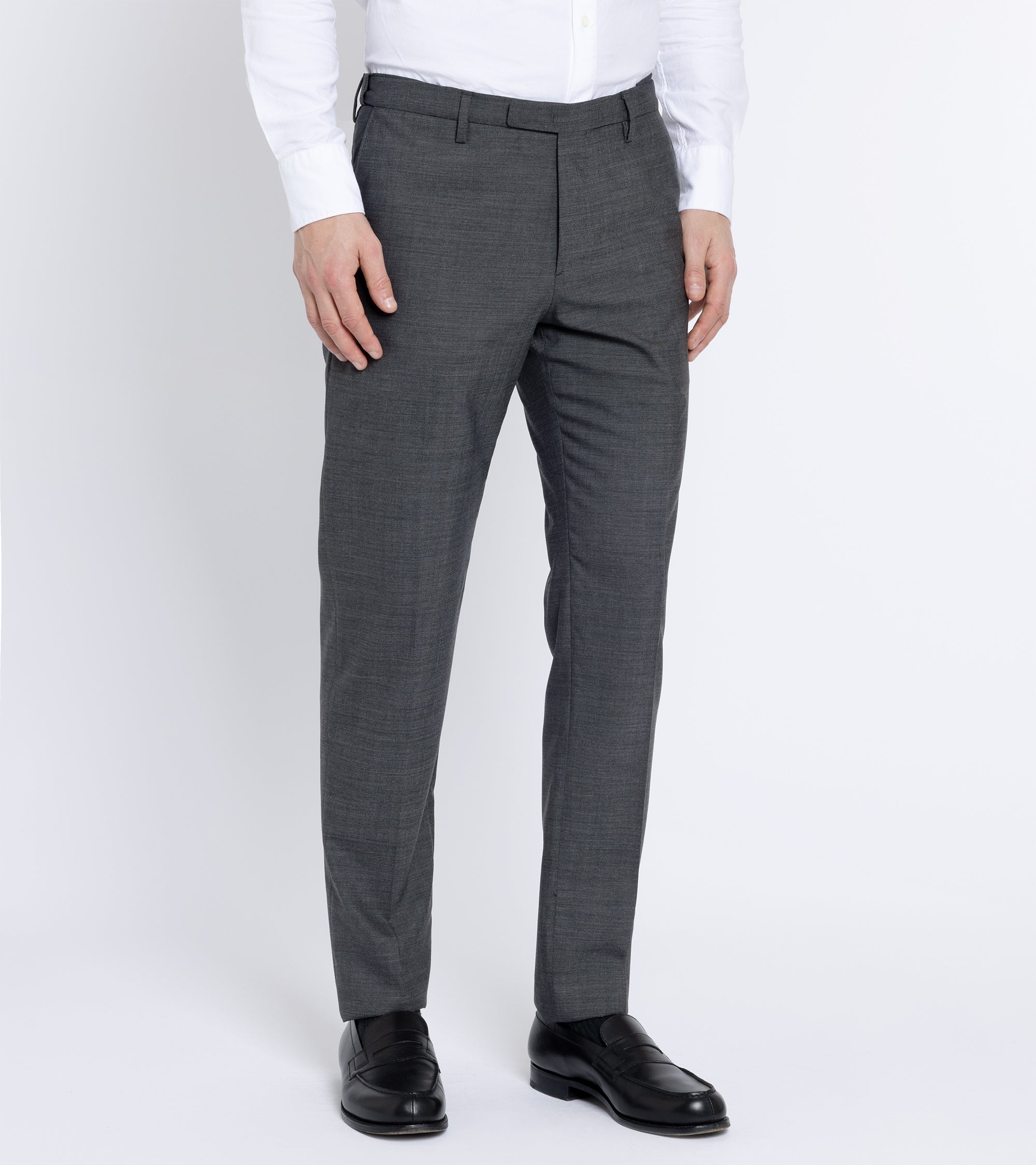 Boglioli Tropical Wool Travel Trousers: Grey