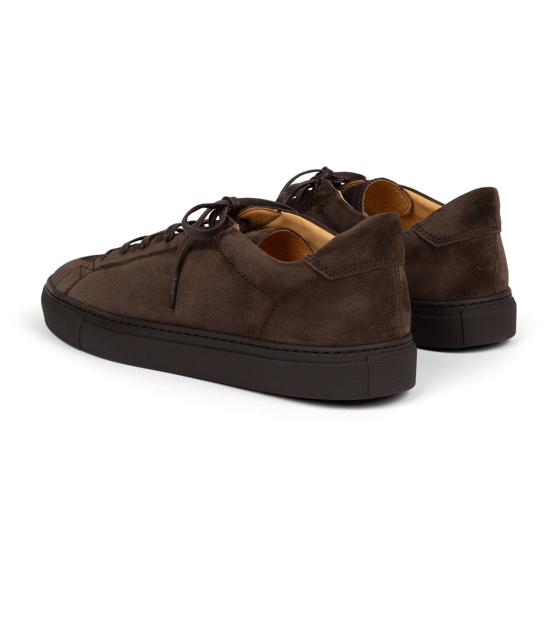 CQP Racquet Sr Suede Sneaker: Ebony Brown - Trunk Clothiers