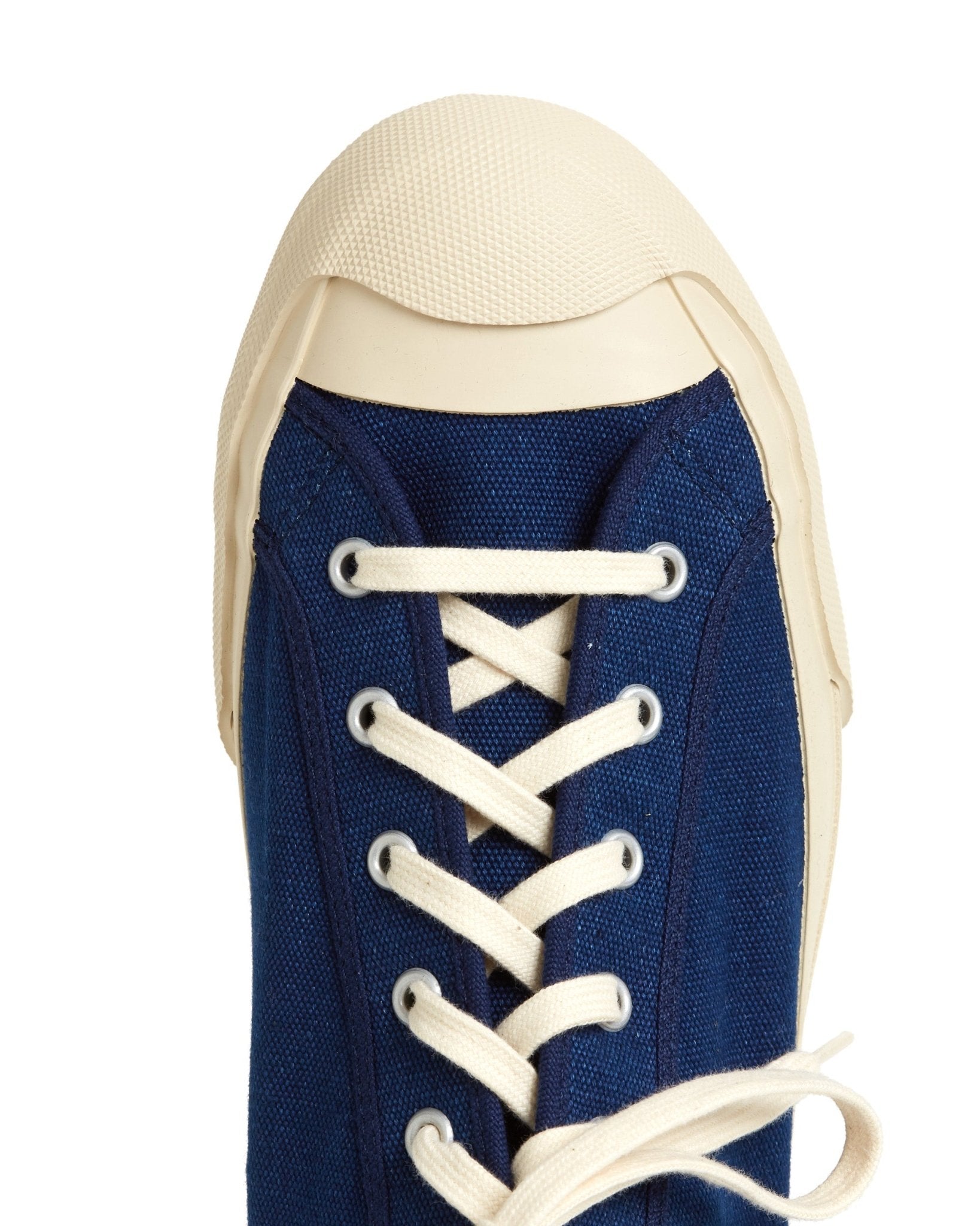 Doek Court Canvas Sneaker: Indigo - Trunk Clothiers