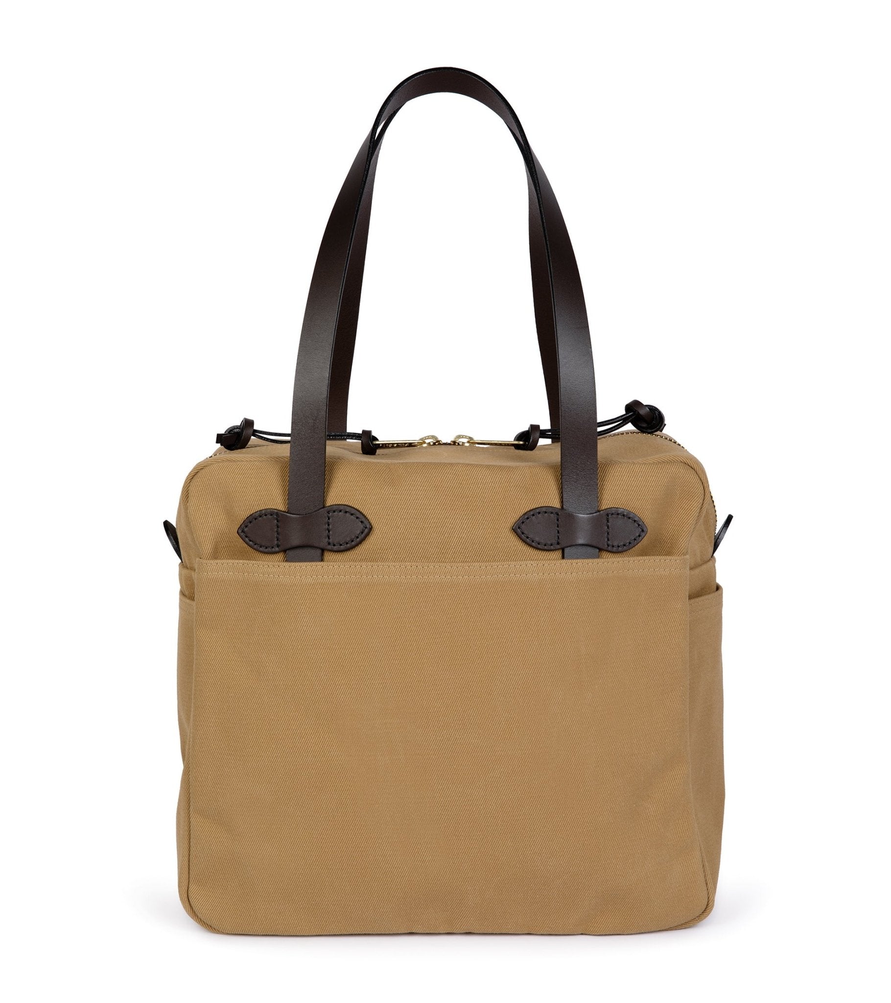 Filson Rugged Twill Zip Tote Bag: Tan - Trunk Clothiers