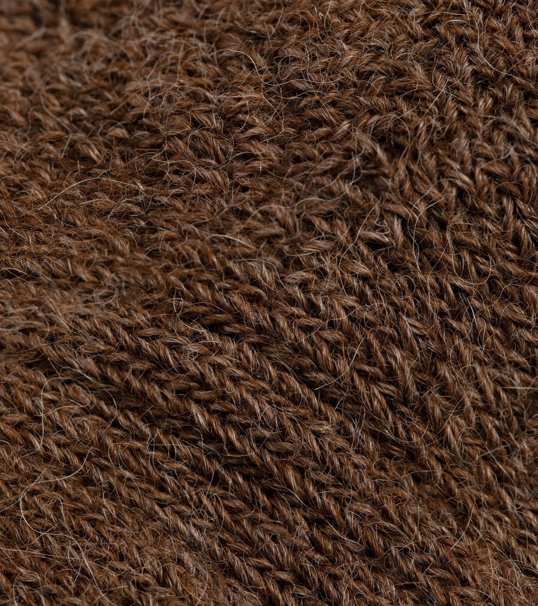 Freight Alpaca Cushion Sole Socks: Brown - Trunk Clothiers