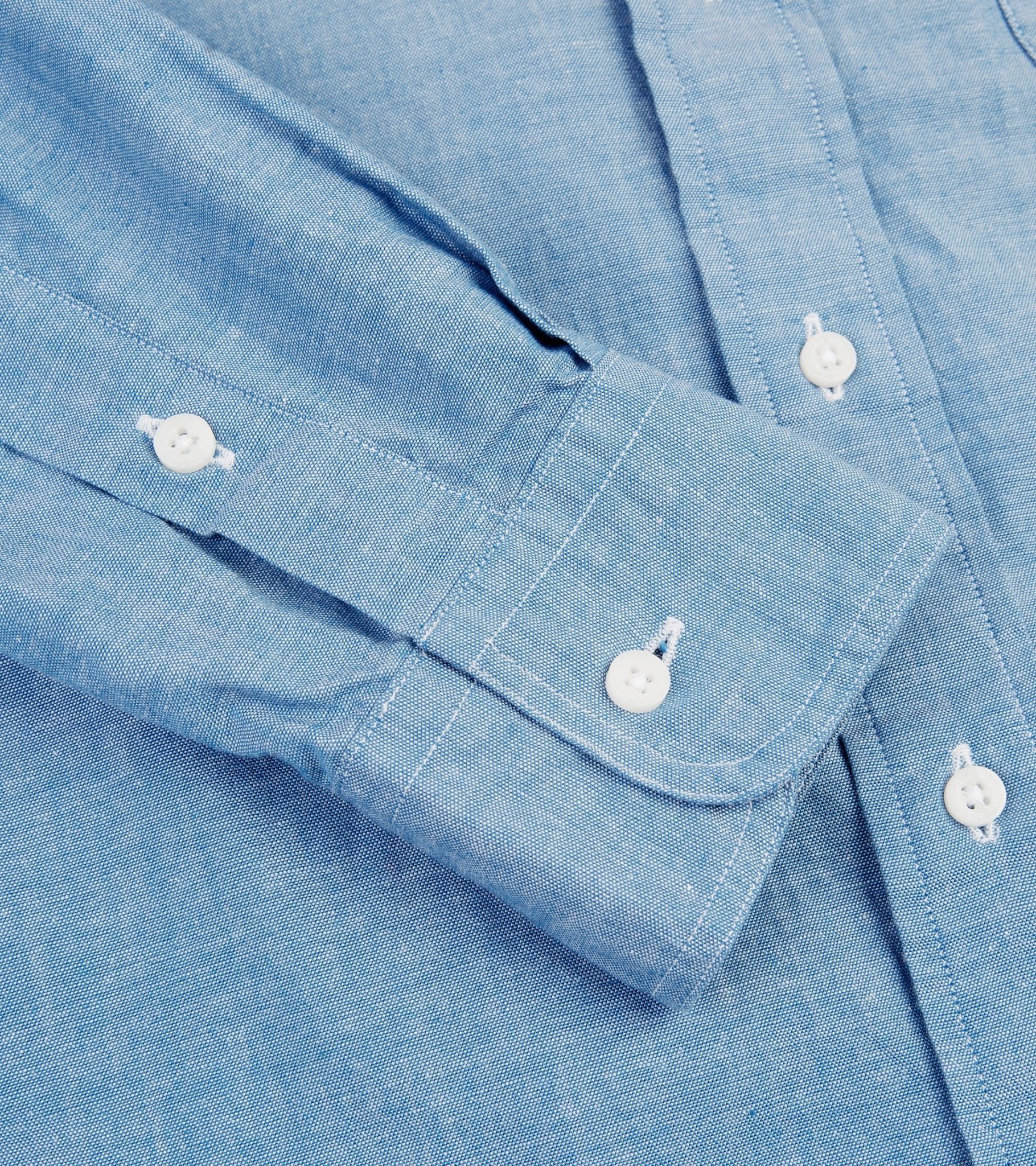 Gitman Vintage Chambray Shirt: Blue - Trunk Clothiers