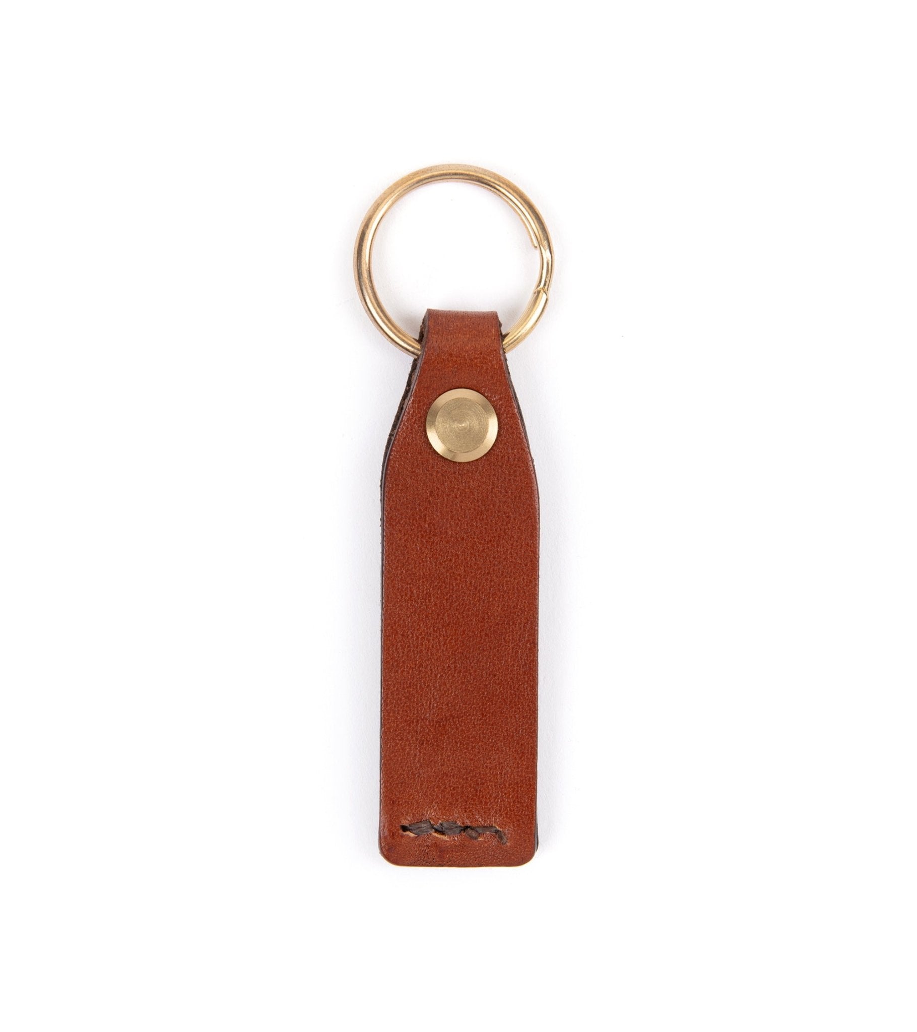 Hardy & Parsons Leather Key Fob: Tan - Trunk Clothiers