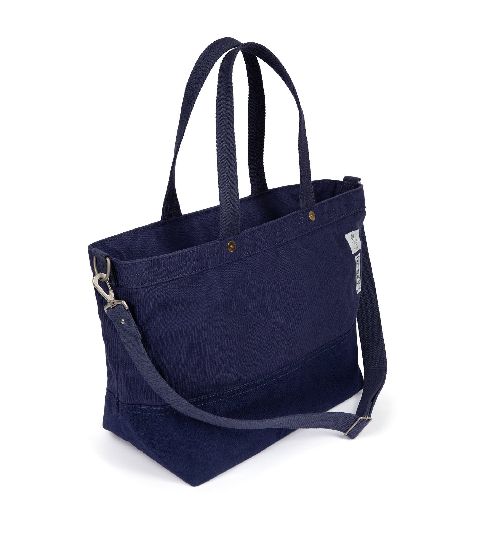 Ichizawa Hanpu for Trunk Zip Tote Bag: Navy - Trunk Clothiers