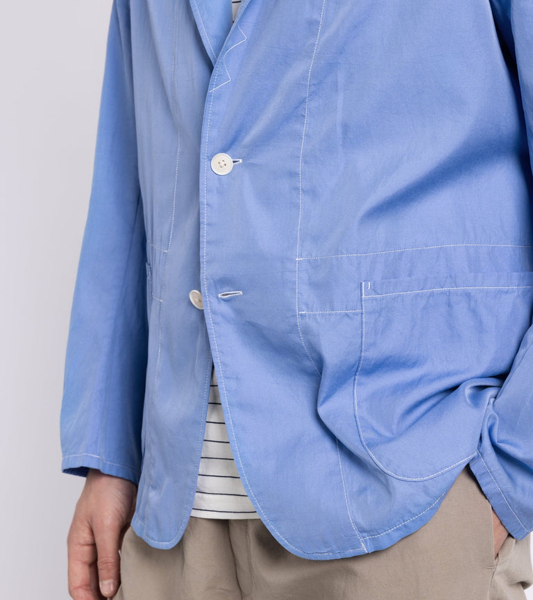 Kaptain Sunshine Cotton Silk Easy Jacket: Blue – Trunk Clothiers