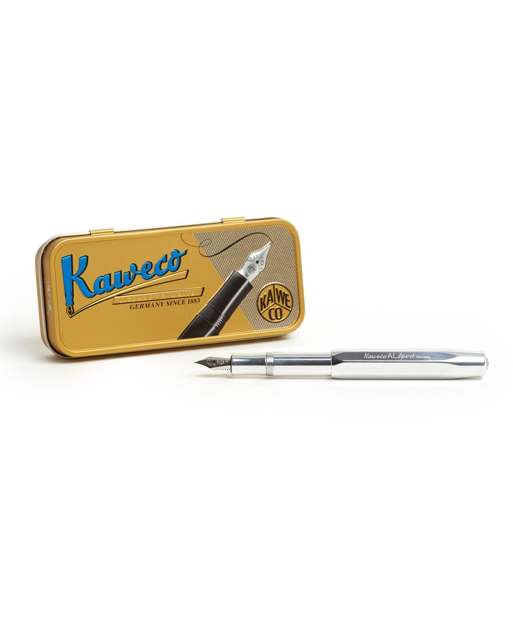 Kaweco AL Sport Fountain Pen: Raw - Trunk Clothiers