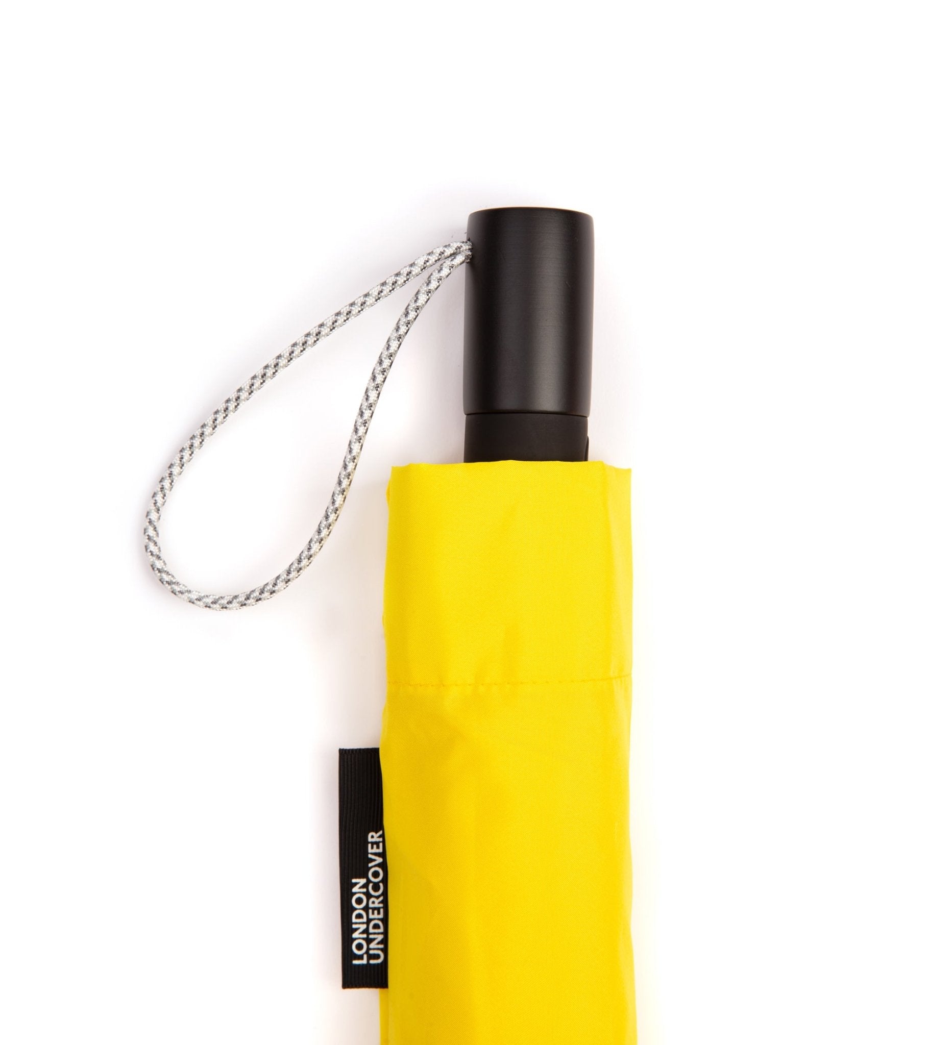 London Undercover Auto Push Button Compact Umbrella: Yellow - Trunk Clothiers