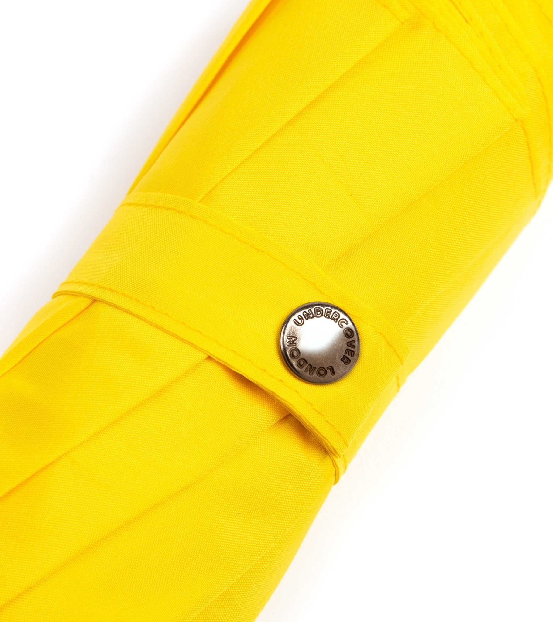 London Undercover Auto Push Button Compact Umbrella: Yellow - Trunk Clothiers