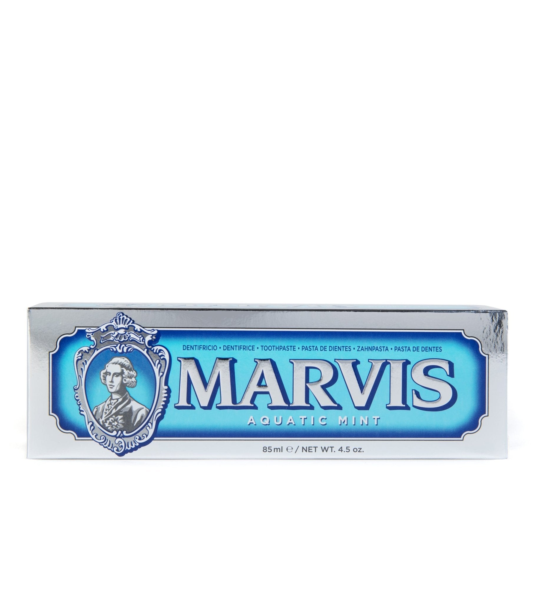 Marvis Toothpaste 85ml: Aquatic Mint - Trunk Clothiers